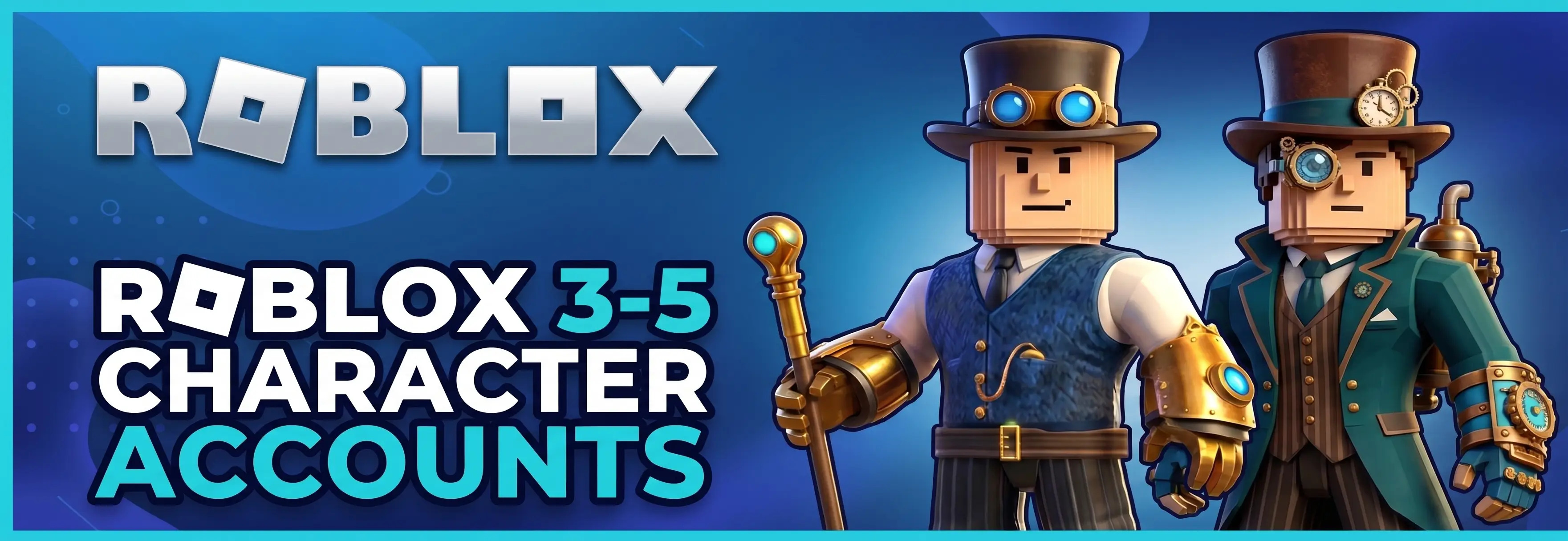 ROBLOX 3-5 CHARACTER FULL ACCESS ACCOUNT