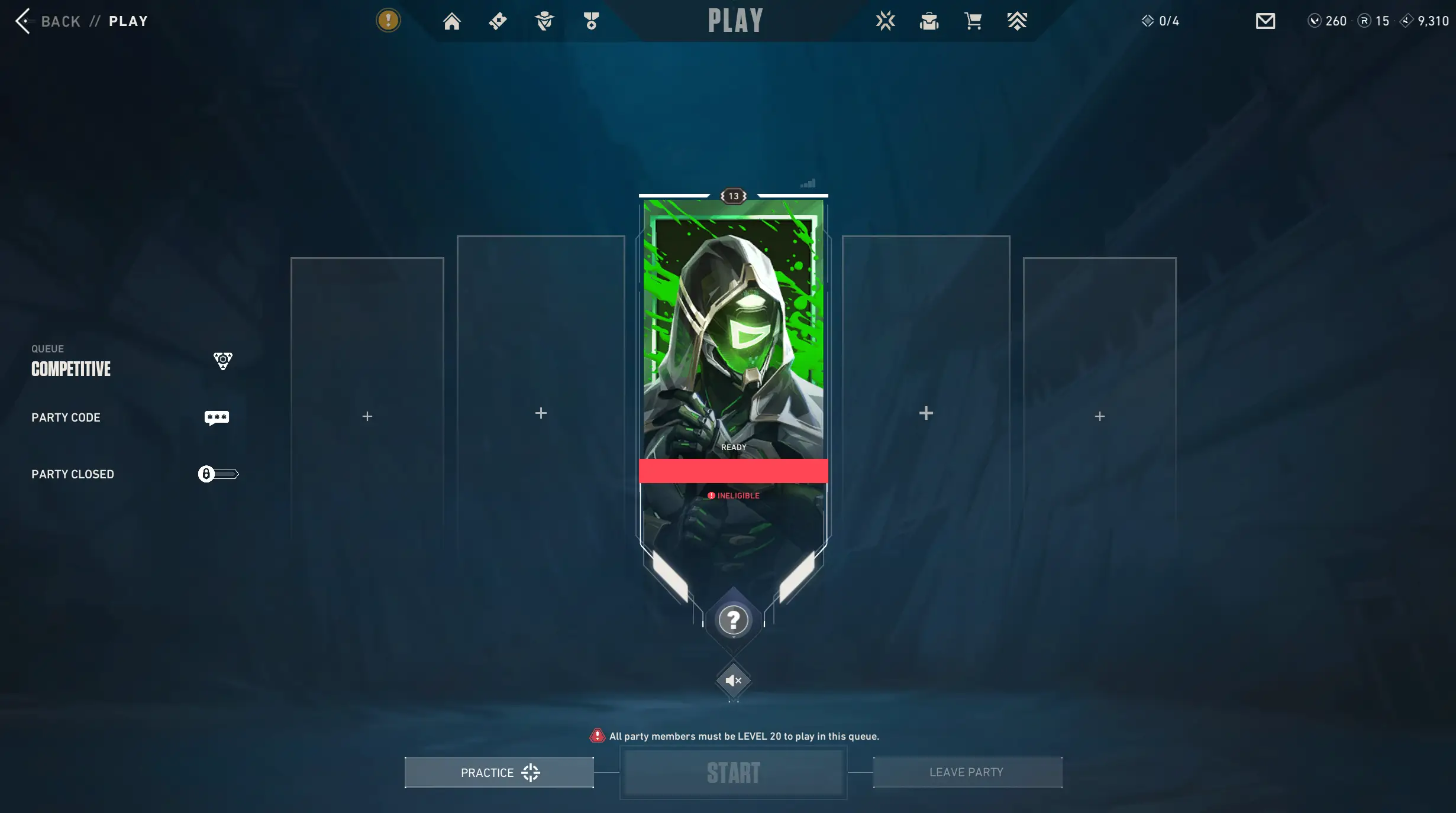 9 Agents - 10 Skins - Unranked - Not Ranked Ready - 13 LVL - Full Acces