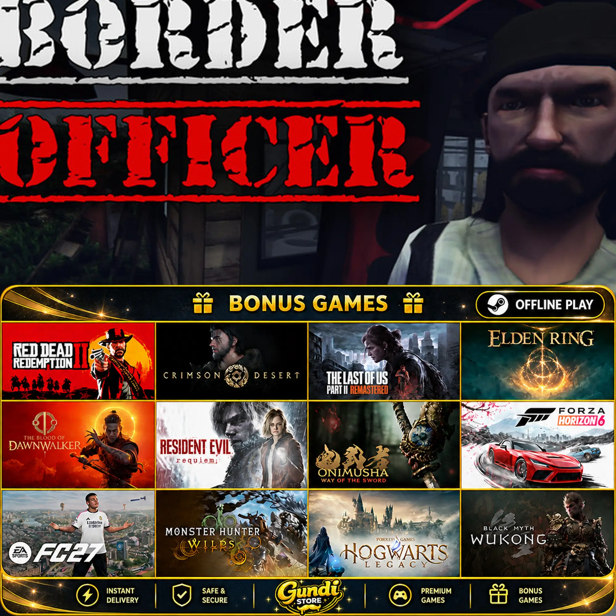 [AUTO CODE] - Border Officer + BONUS GAME