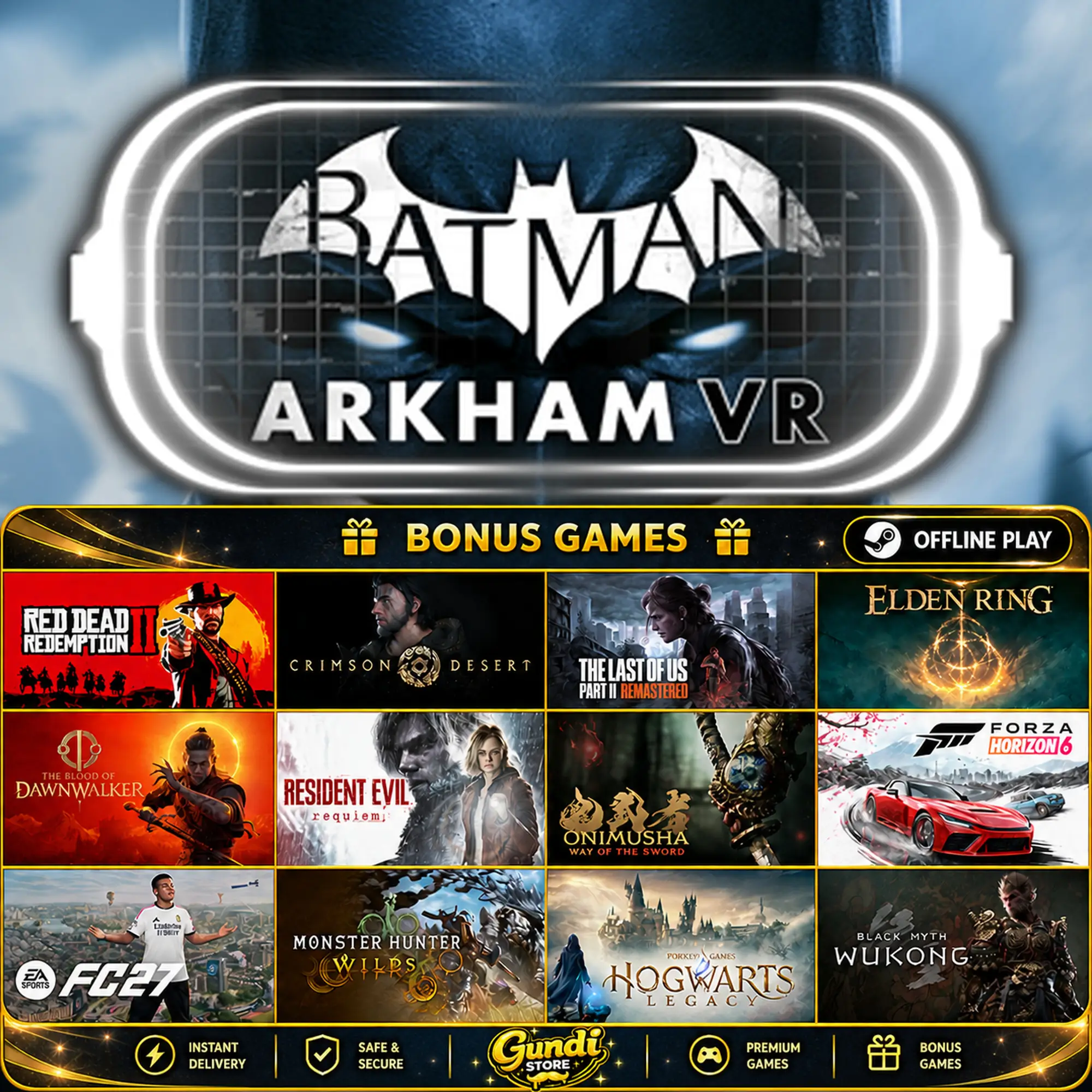 [AUTO CODE] - Batman_ Arkham VR + BONUS GAME