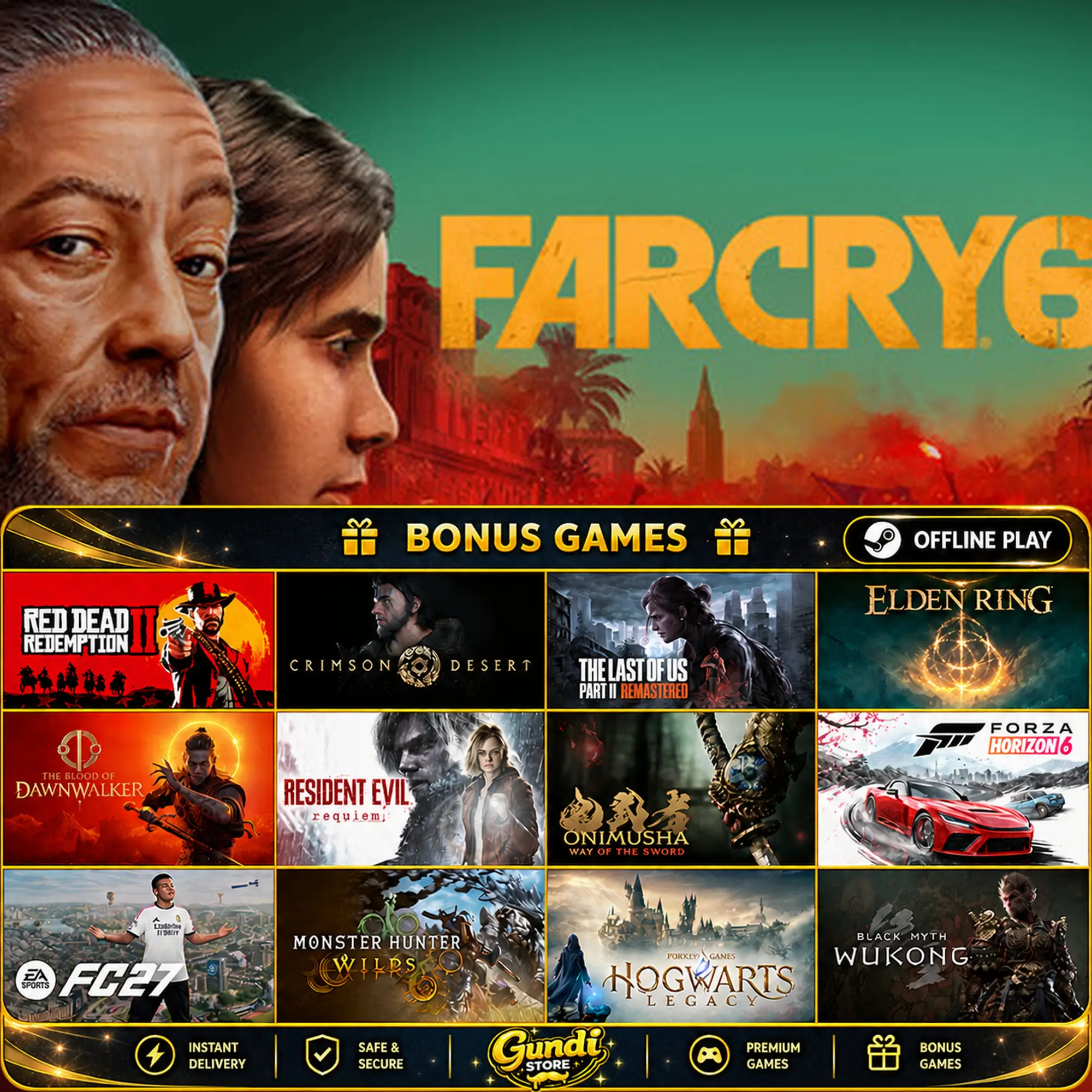 [AUTO CODE] - Far Cry 6 + BONUS GAME