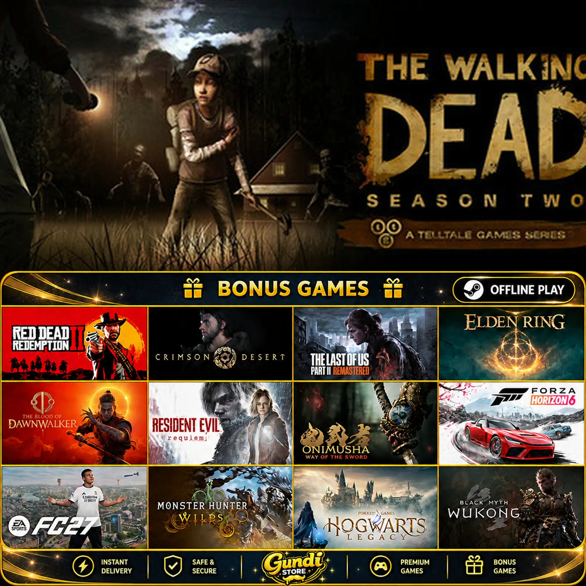 [AUTO CODE] - The Walking Dead_ Season Two + BONUS GAME