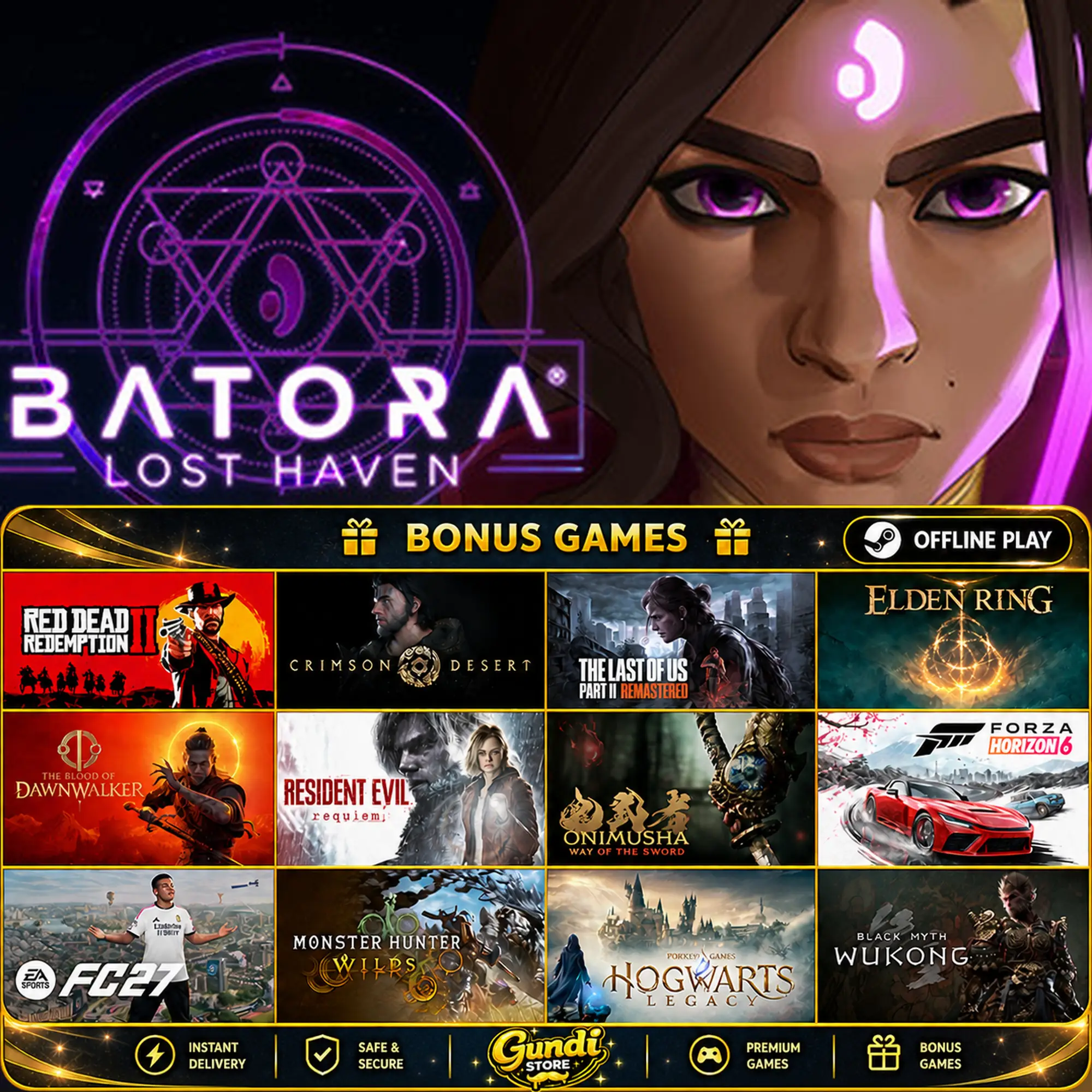 [AUTO CODE] - Batora_ Lost Haven + BONUS GAME