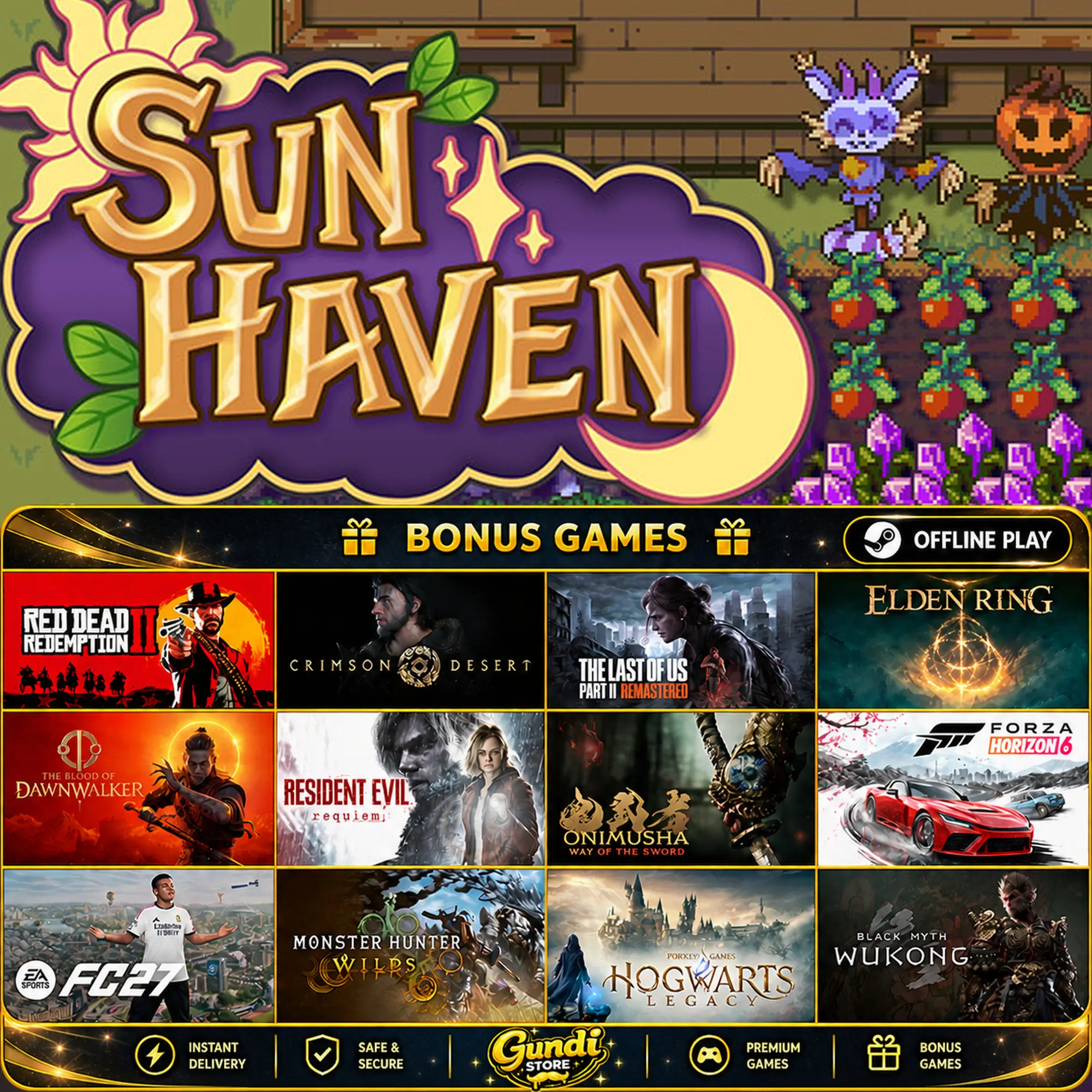 [AUTO CODE] - Sun Haven + BONUS GAME