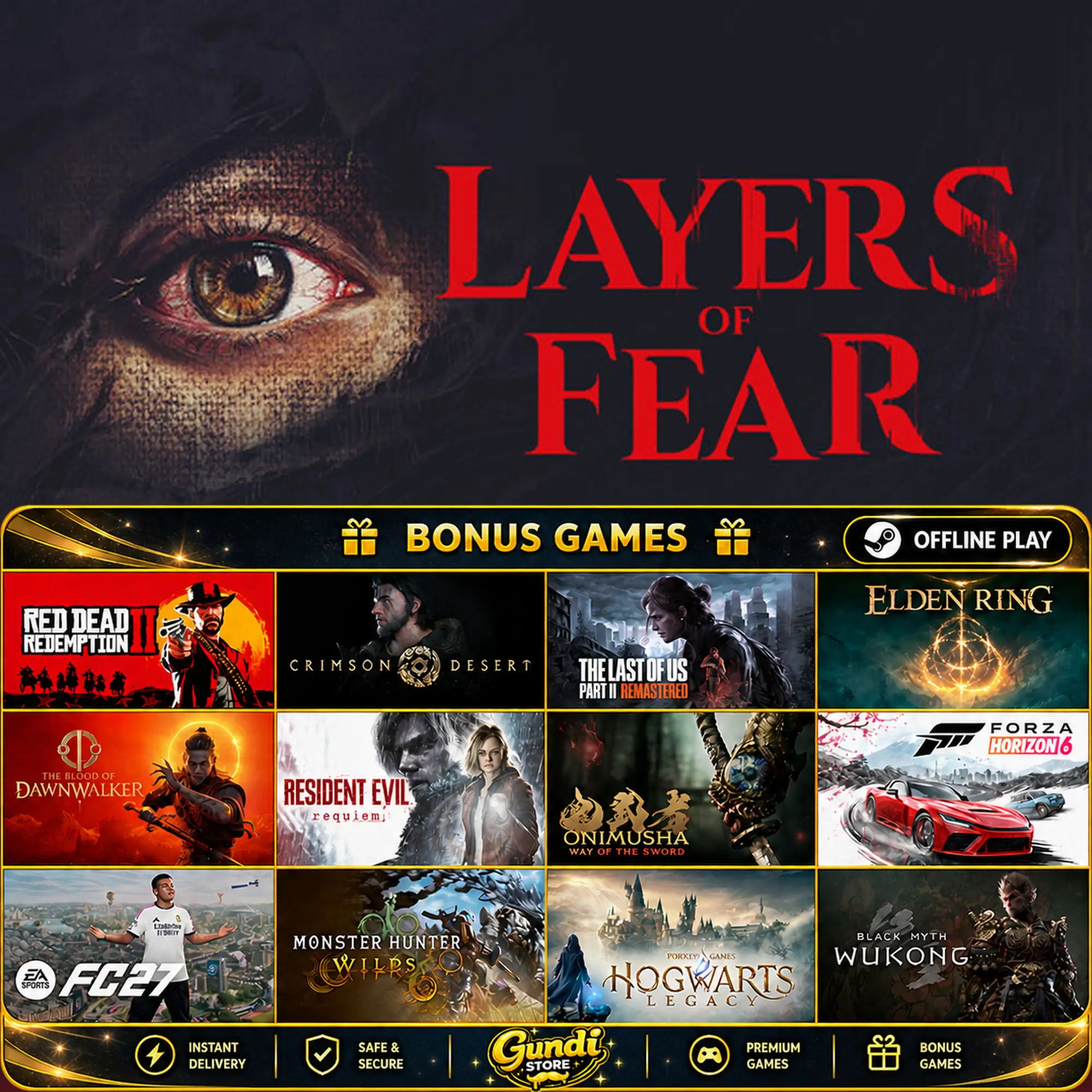 [AUTO CODE] - Layers of Fear + BONUS GAME