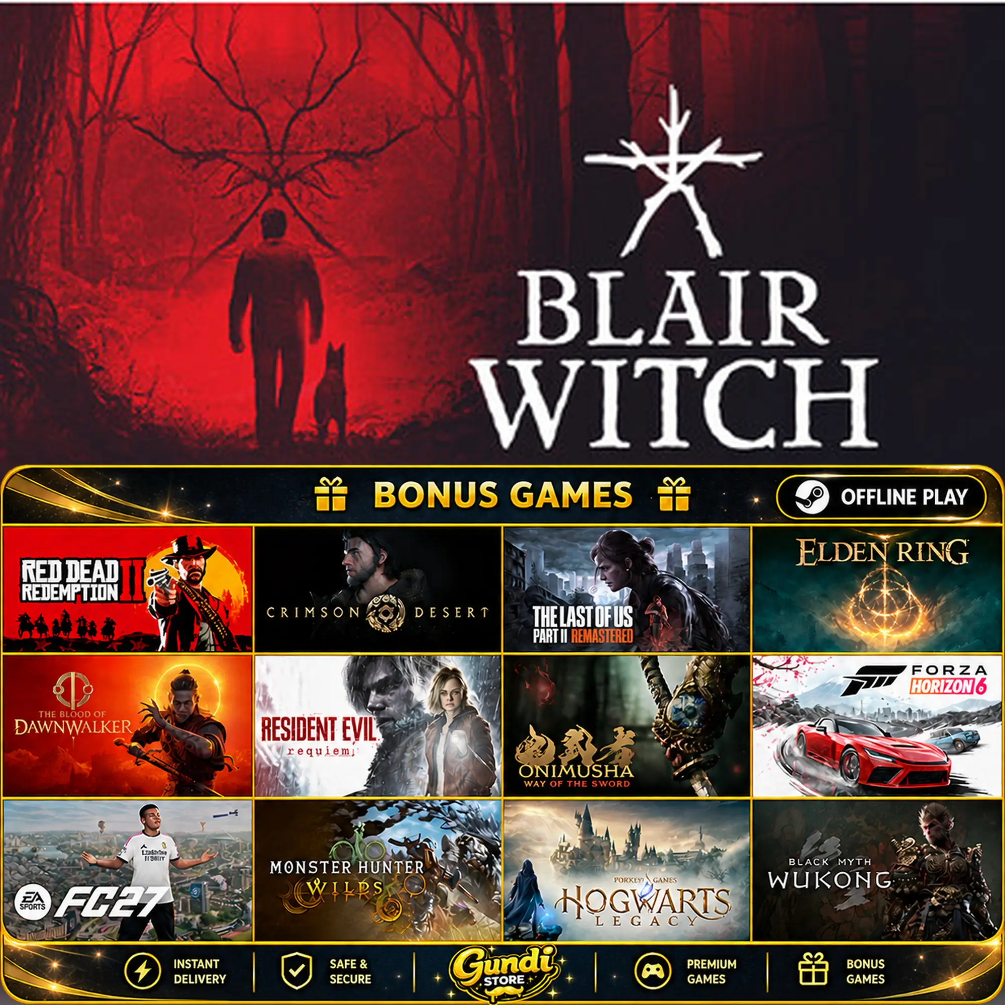 [AUTO CODE] - Blair Witch + BONUS GAME
