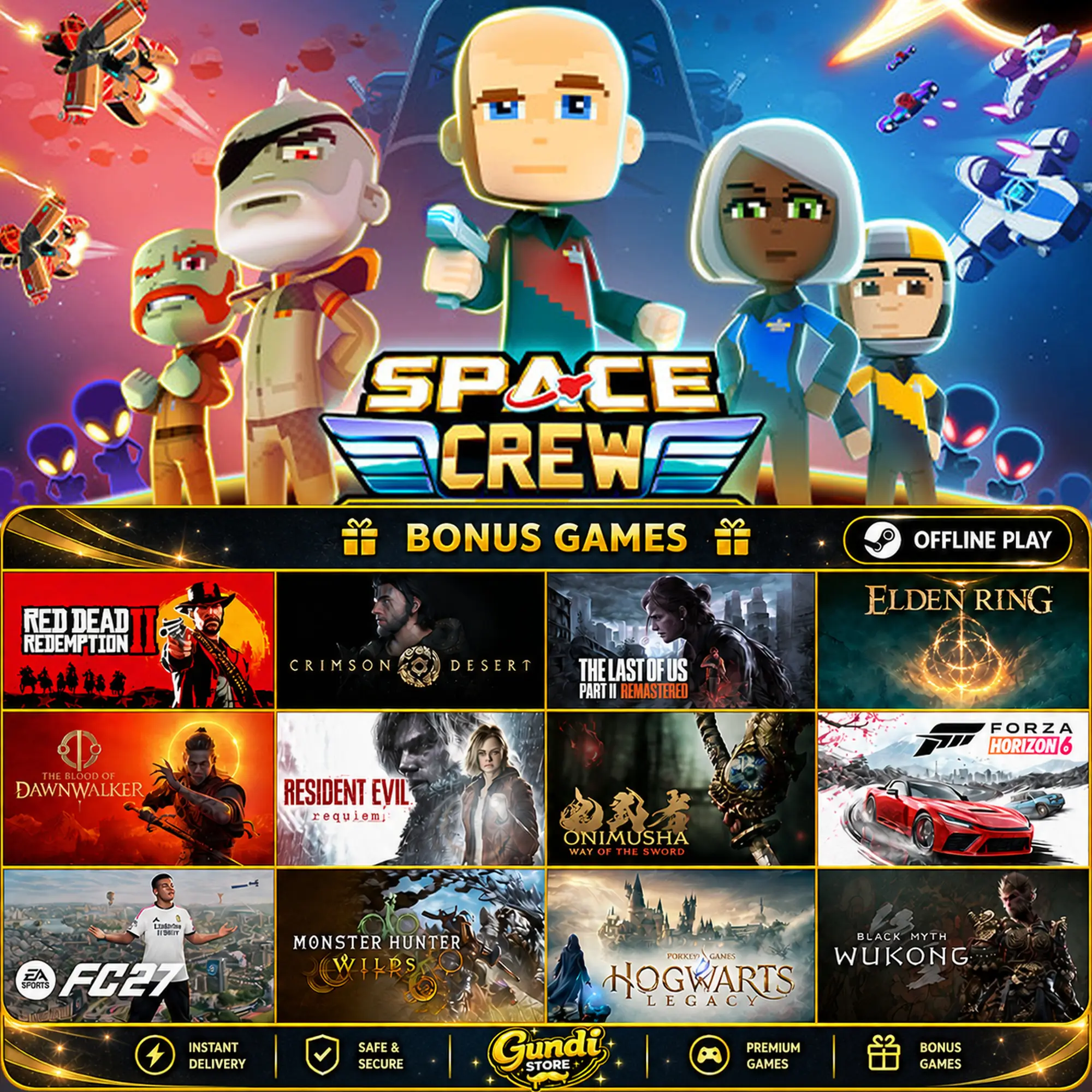[AUTO CODE] - Space Crew_ Legendary Edition + BONUS GAME