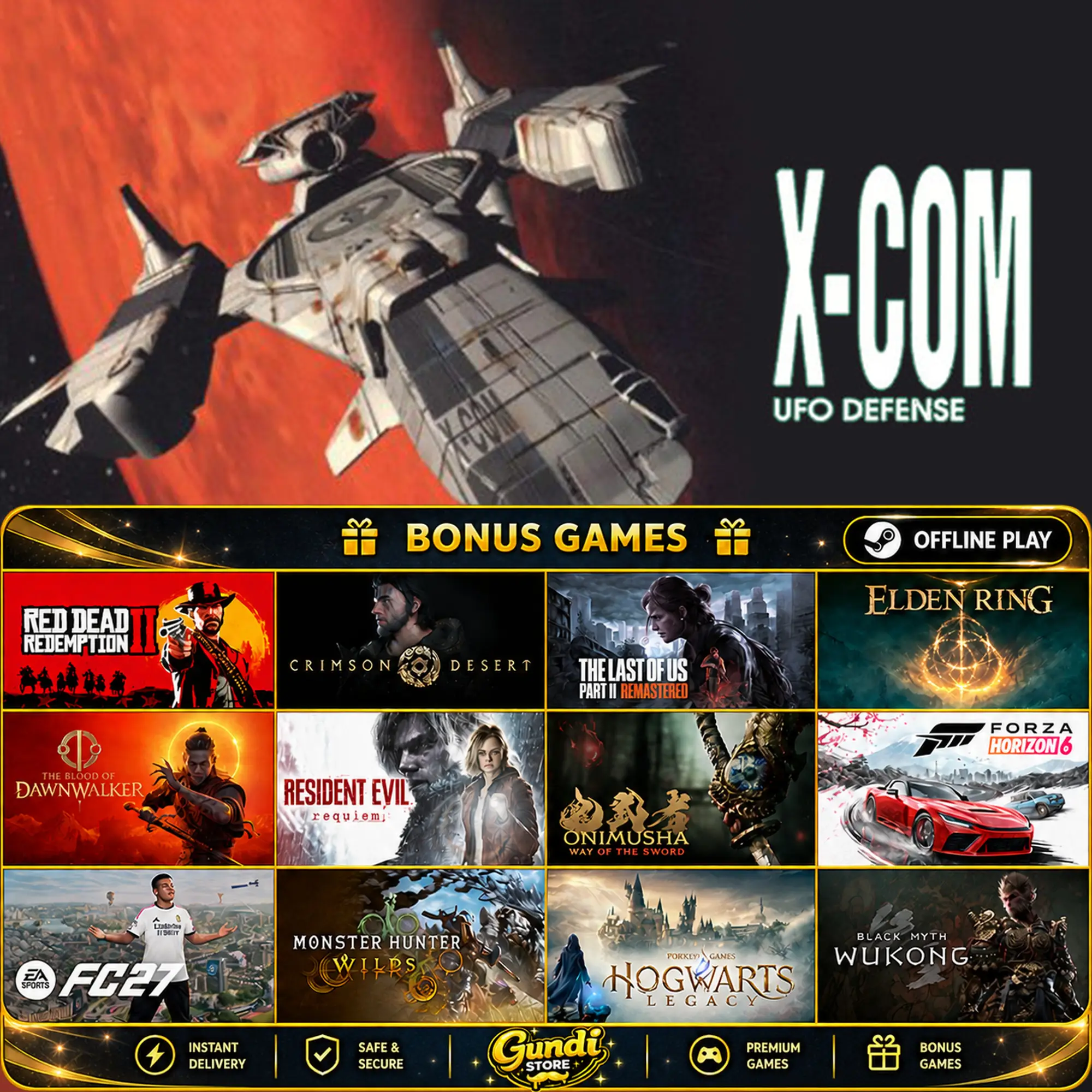 [AUTO CODE] - X-COM_ UFO Defense + BONUS GAME