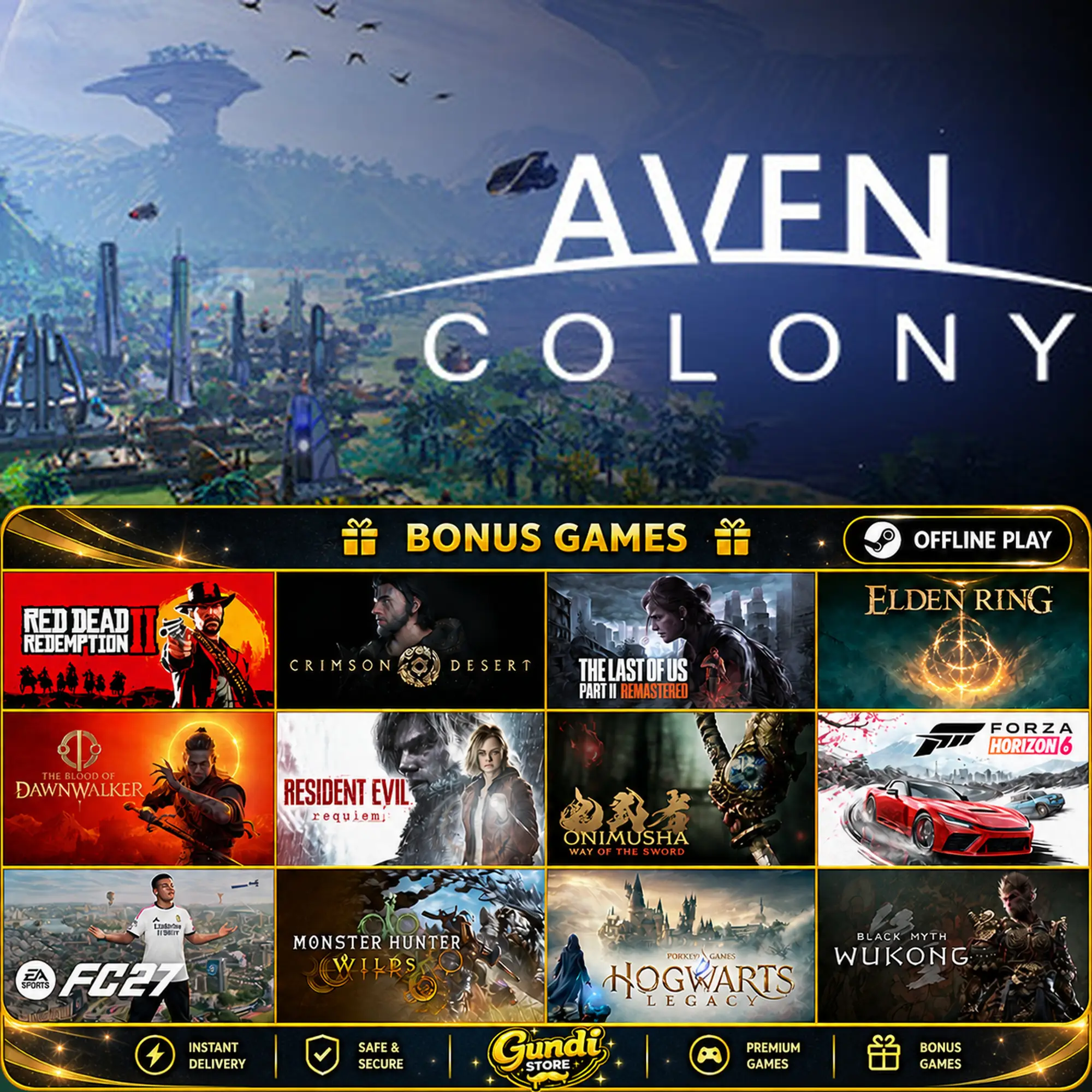 [AUTO CODE] - Aven Colony + BONUS GAME
