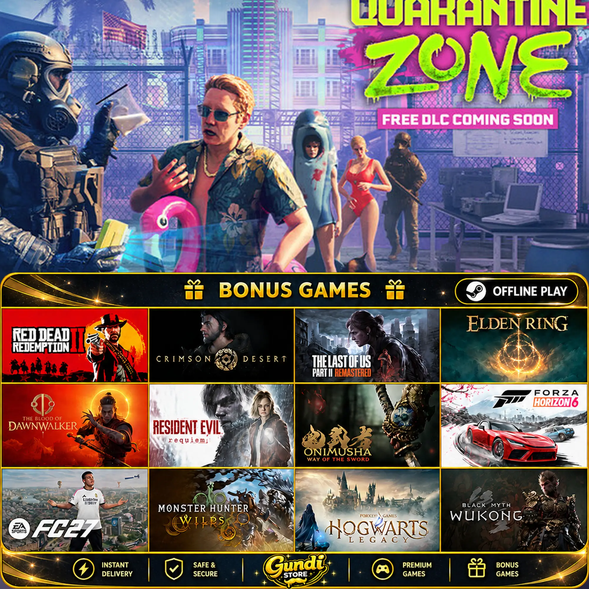 [AUTO CODE] - Quarantine Zone_ The Last Check + BONUS GAME