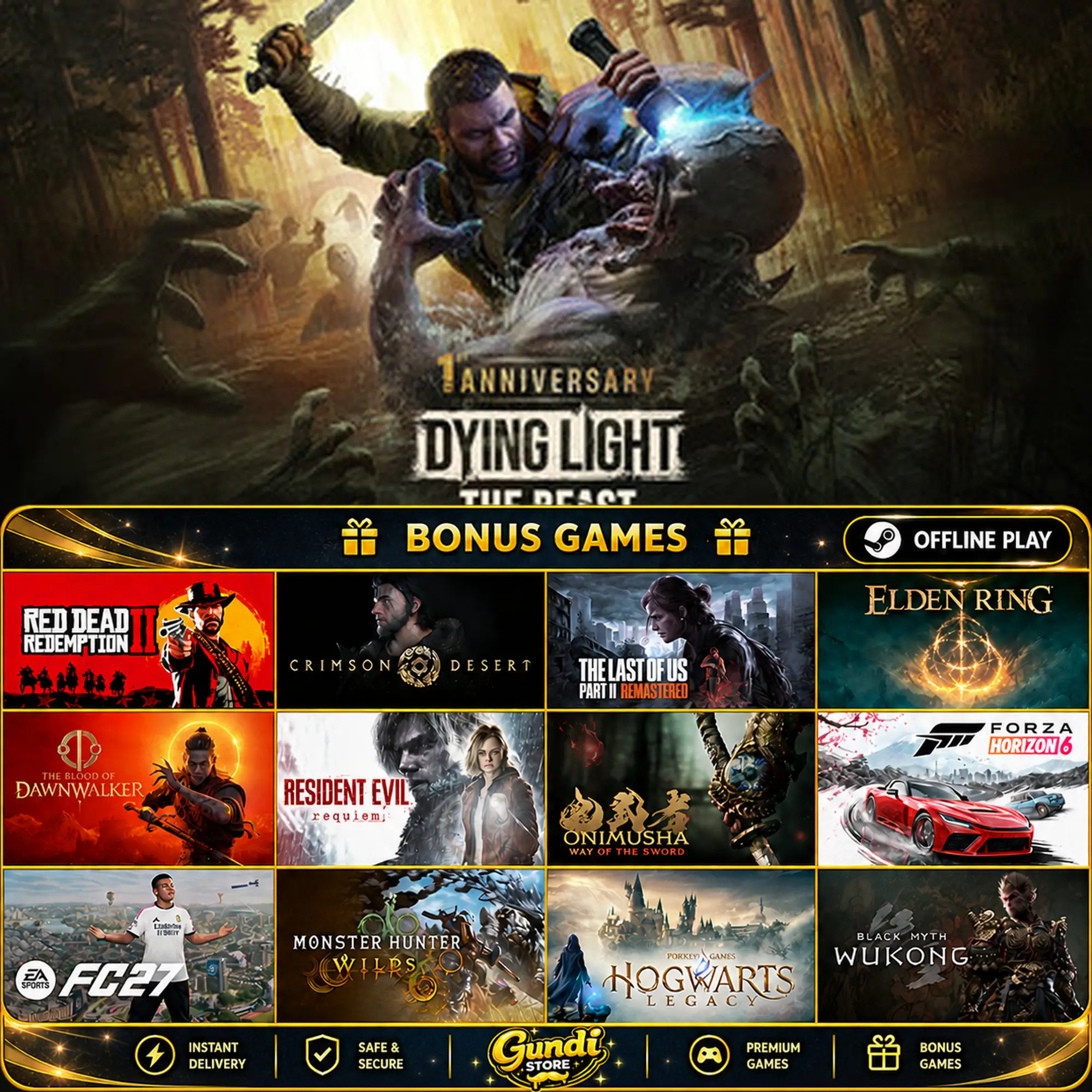 [AUTO CODE] - Dying Light_ The Beast + BONUS GAME