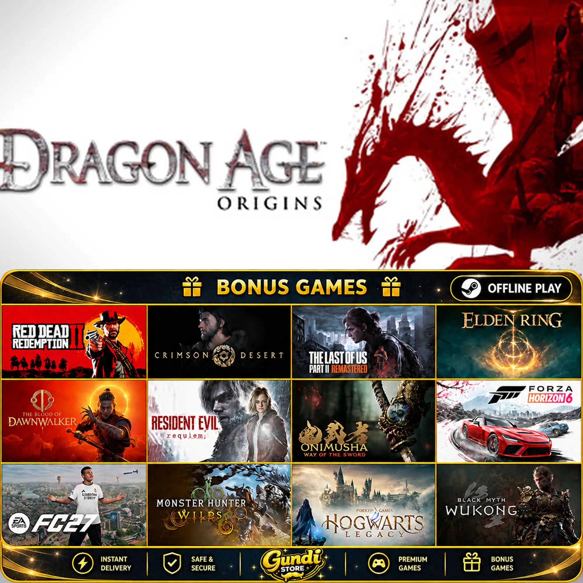 [AUTO CODE] - Dragon Age_ Origins + BONUS GAME