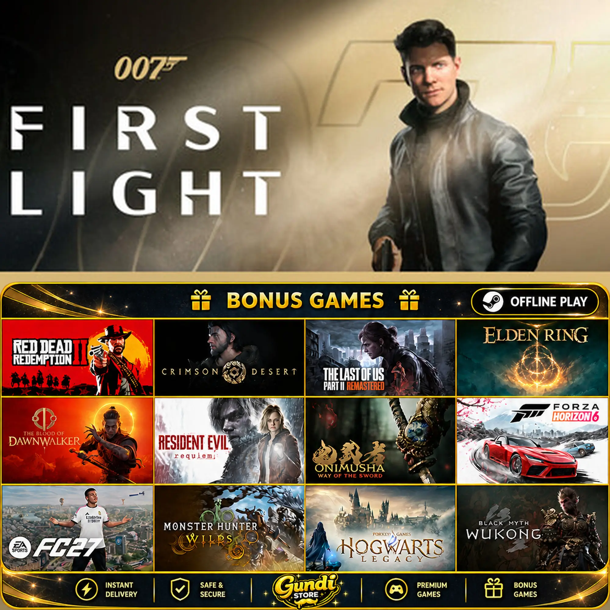 [AUTO CODE] - 007 First Light + BONUS GAME