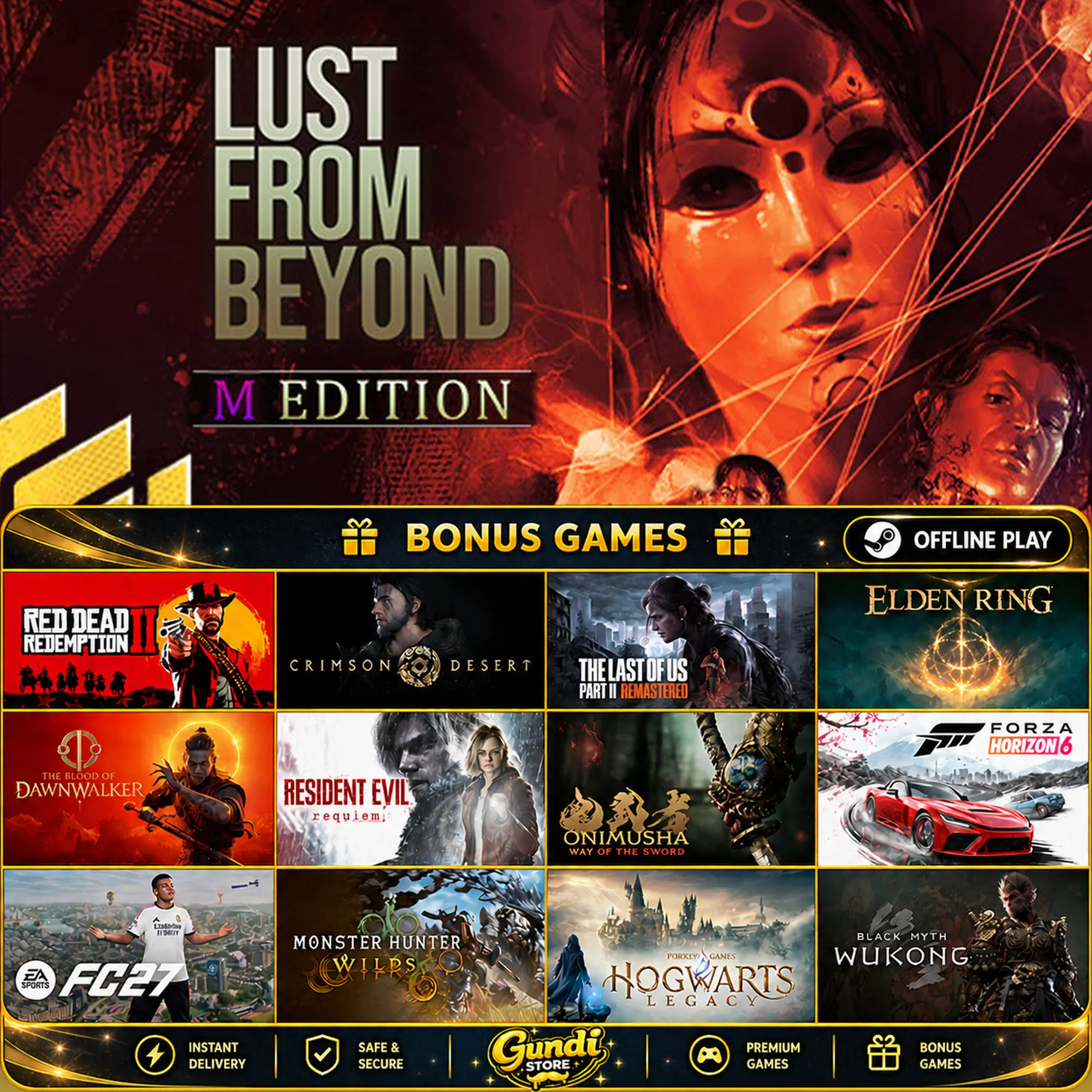 [AUTO CODE] - Lust from Beyond_ M Edition + BONUS GAME