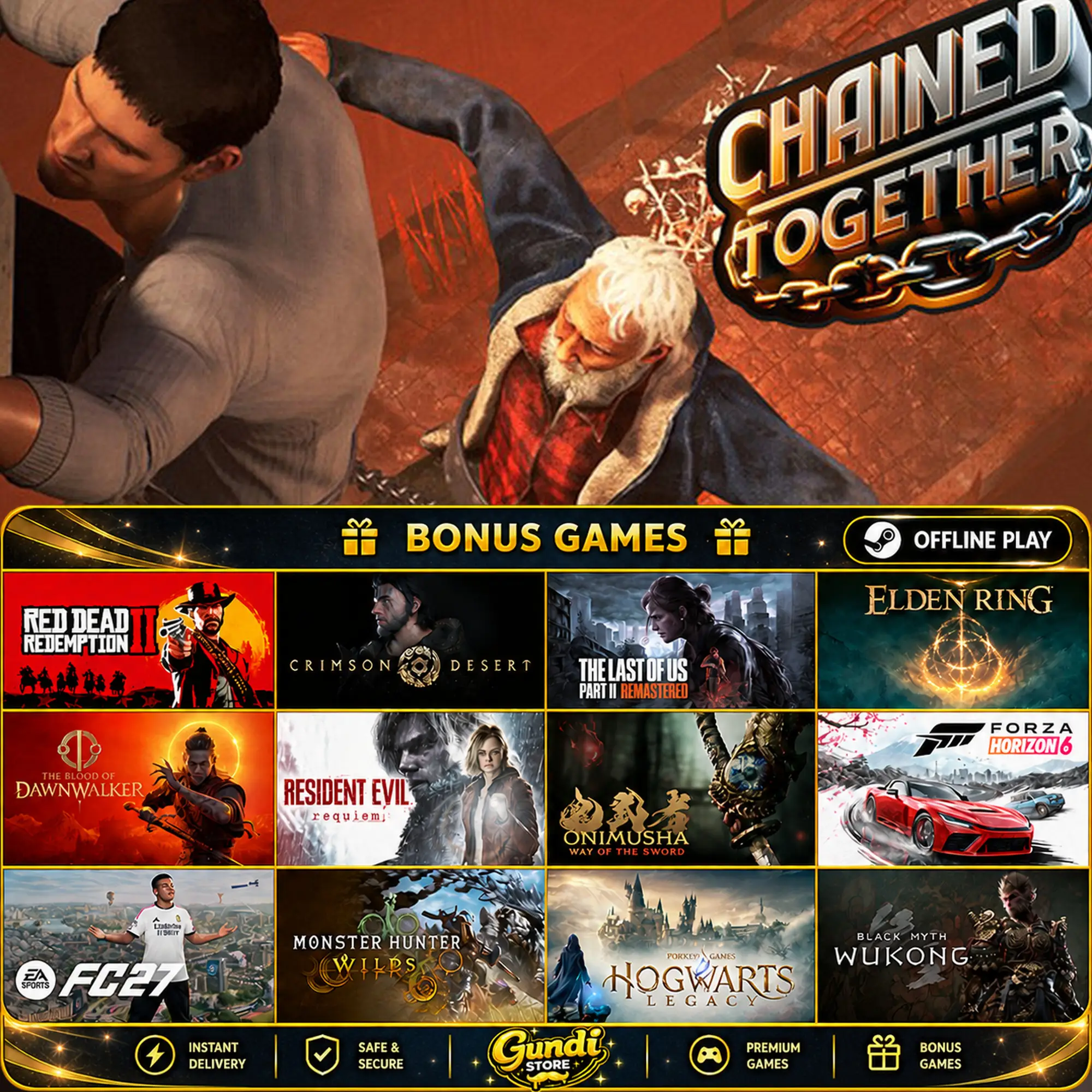 [AUTO CODE] - Chained Together + BONUS GAME