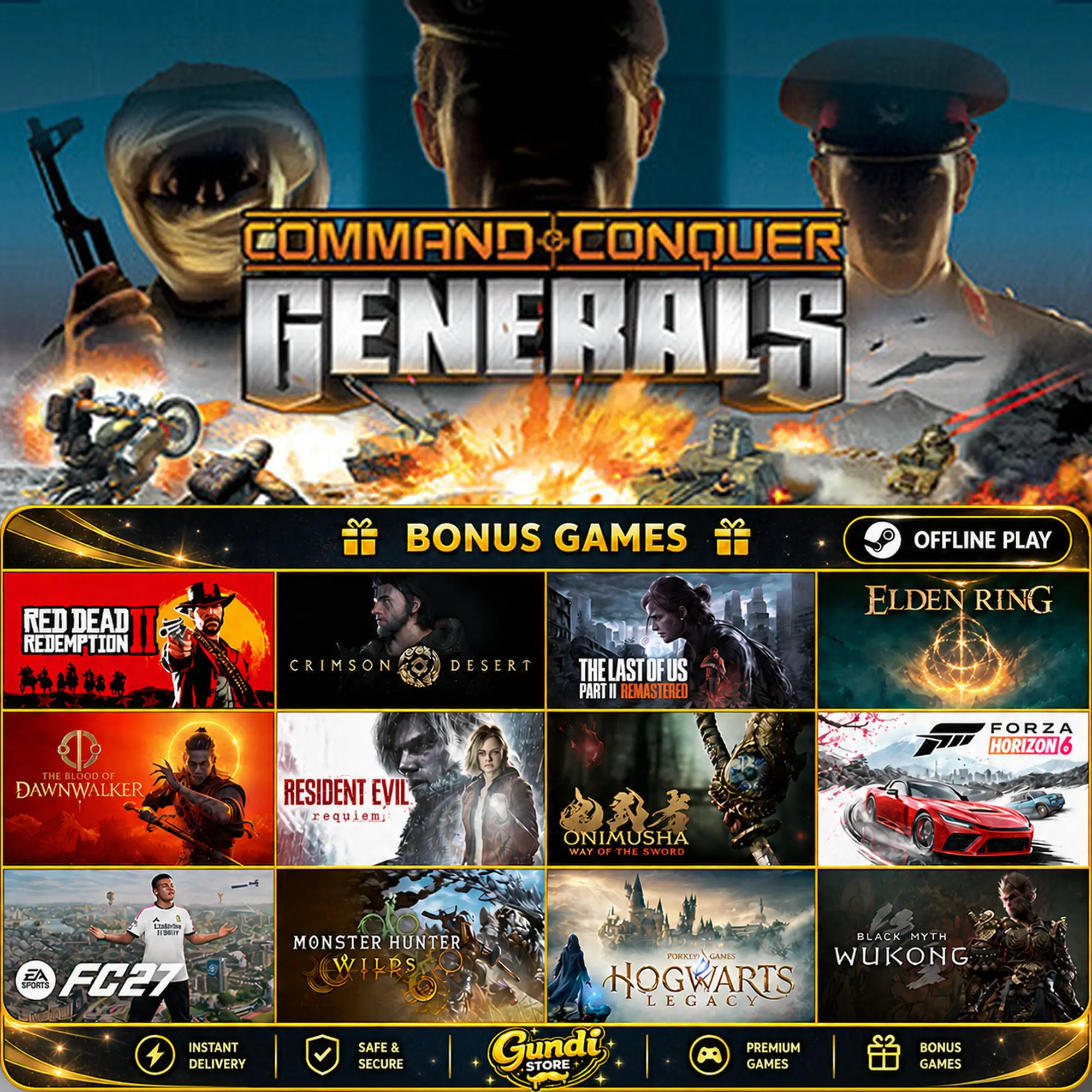 [AUTO CODE] - Command & Conquer™_ Generals + BONUS GAME