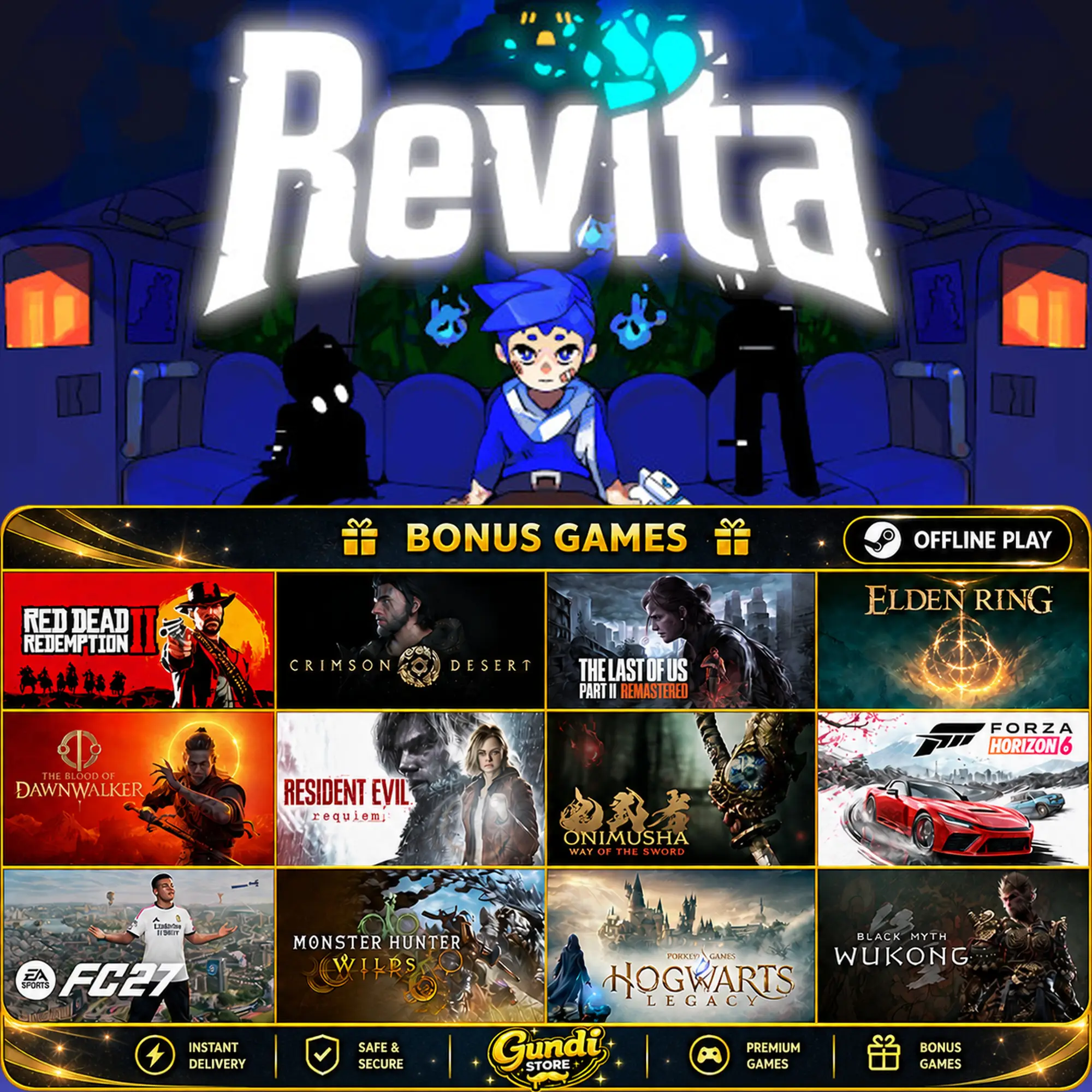 [AUTO CODE] - Revita + BONUS GAME