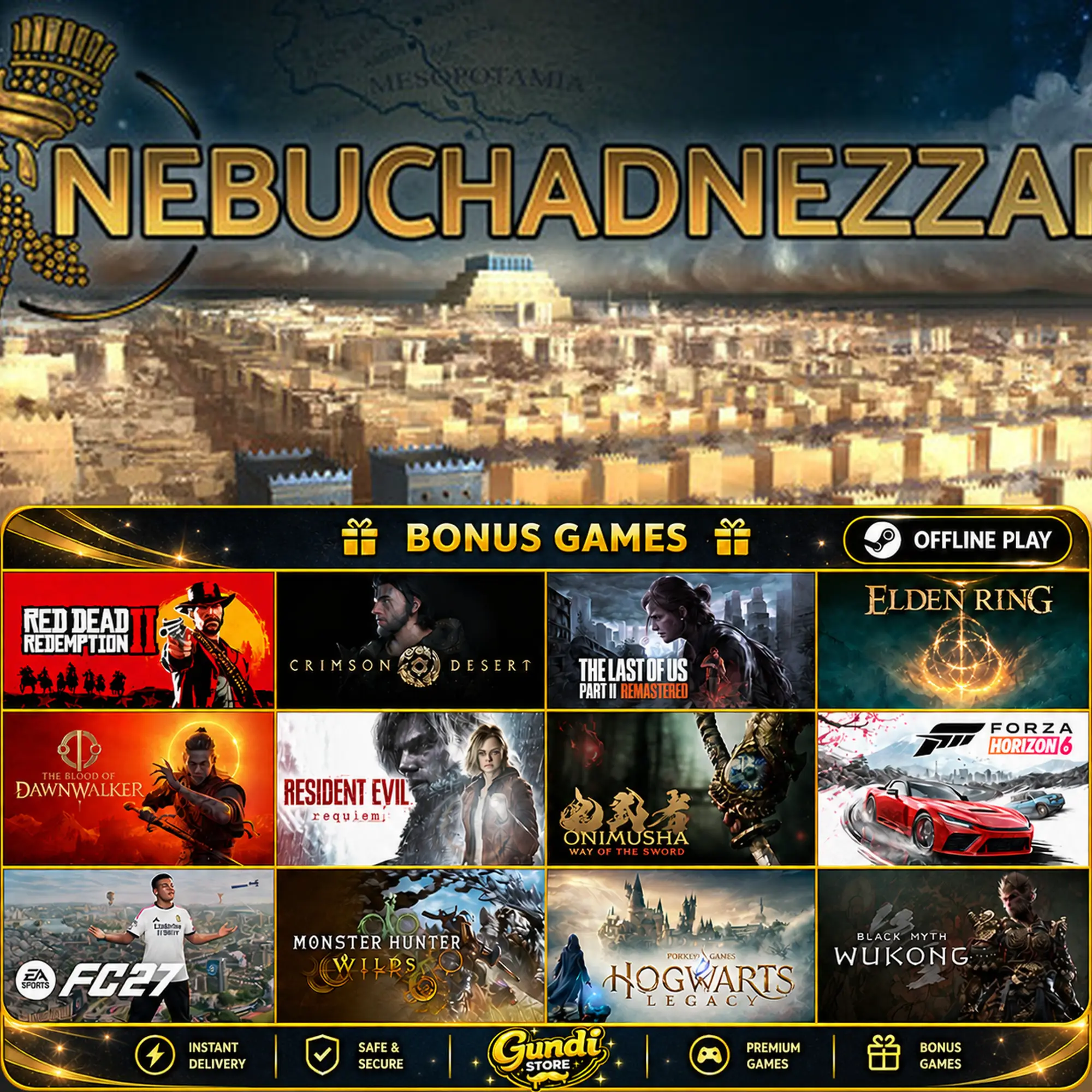 [AUTO CODE] - Nebuchadnezzar + BONUS GAME
