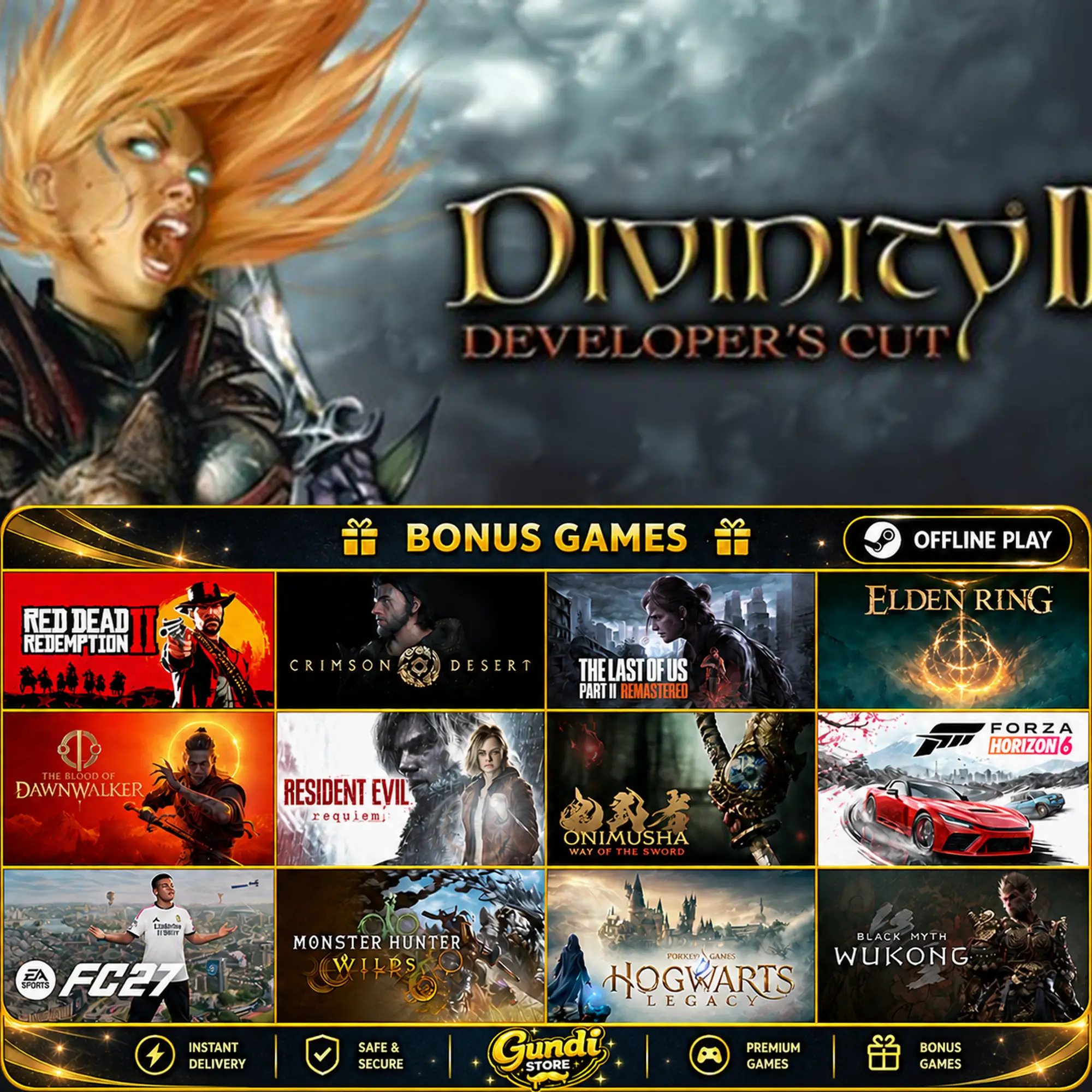 [AUTO CODE] - Divinity II_ Developer's Cut + BONUS GAME