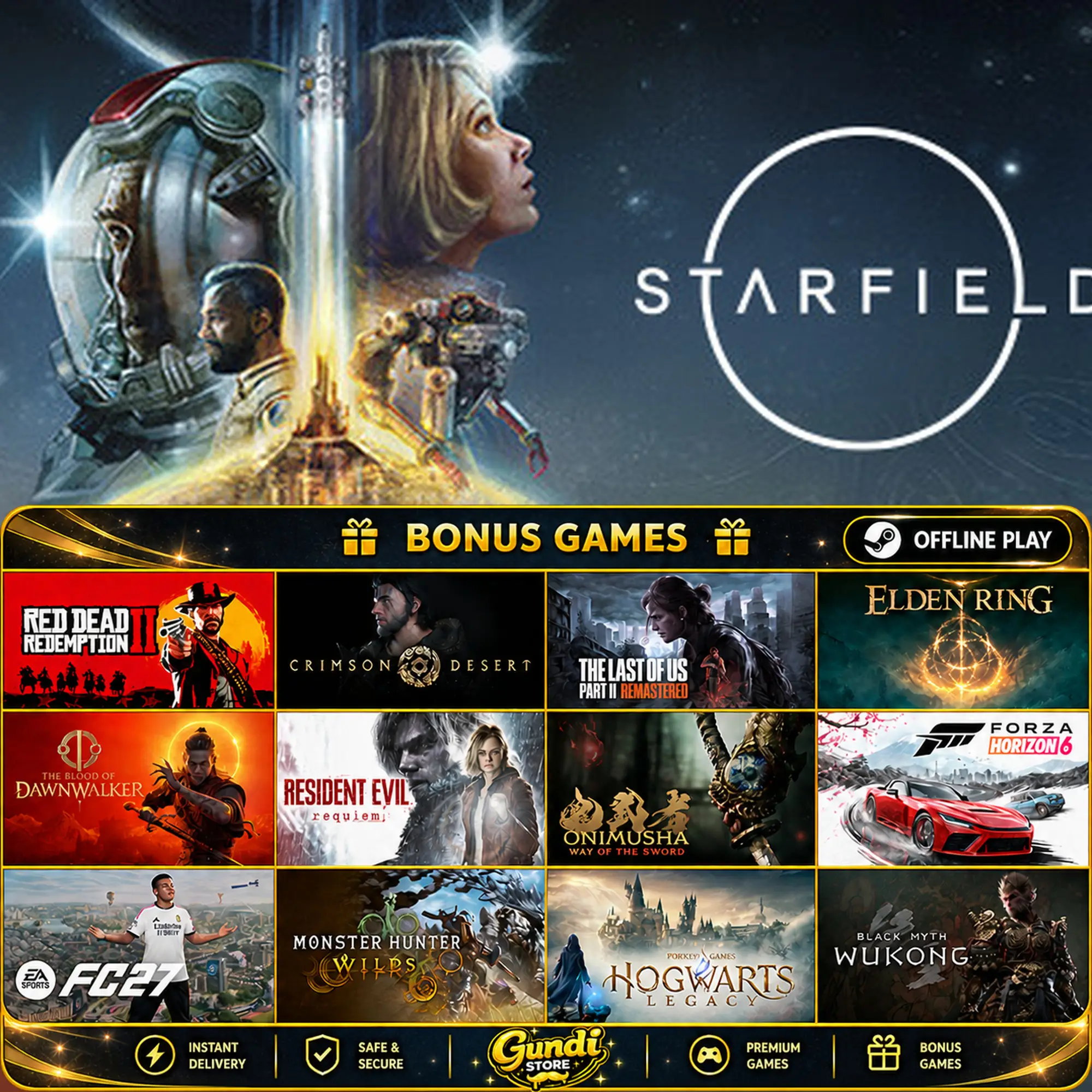 [AUTO CODE] - Starfield + BONUS GAME
