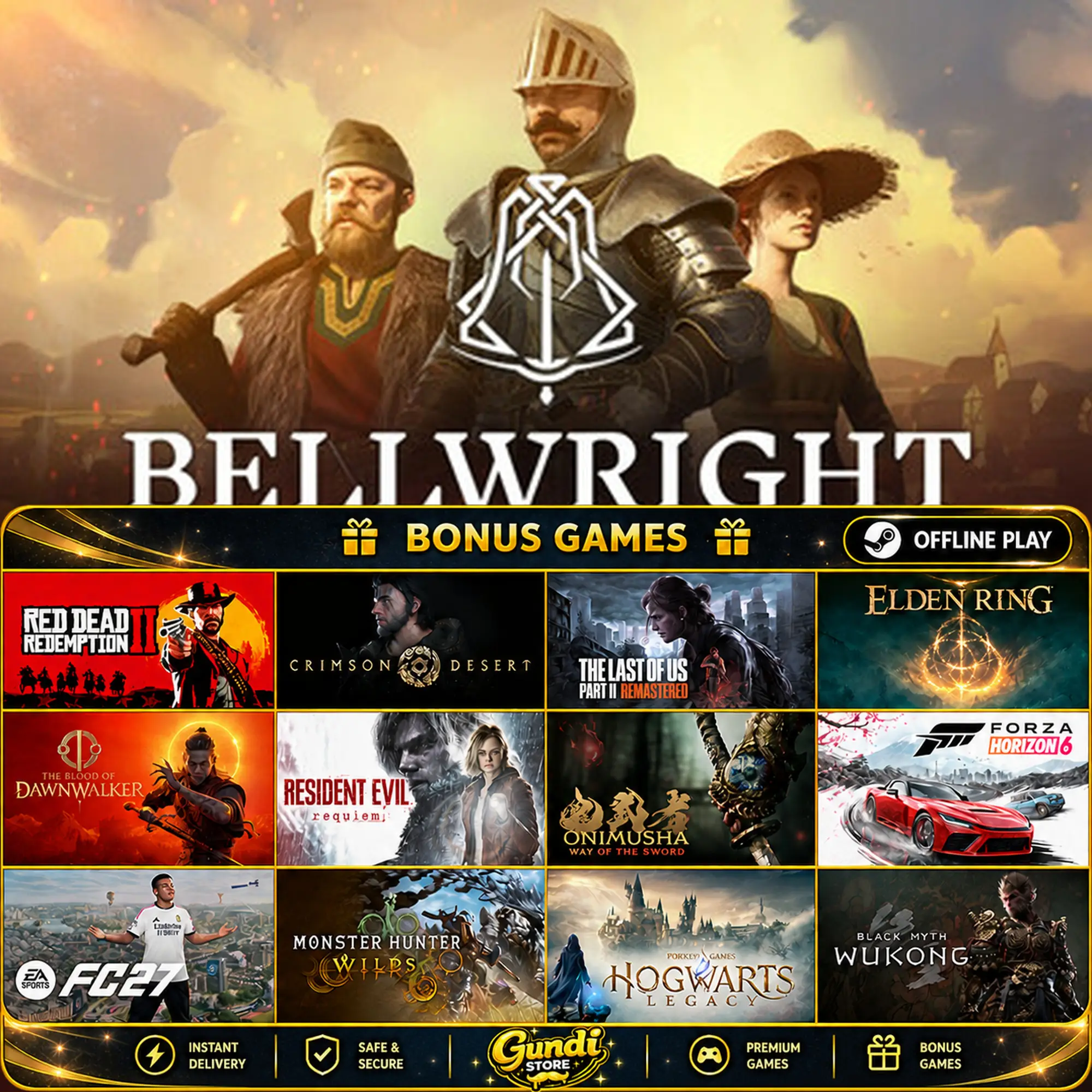 [AUTO CODE] - Bellwright + BONUS GAME
