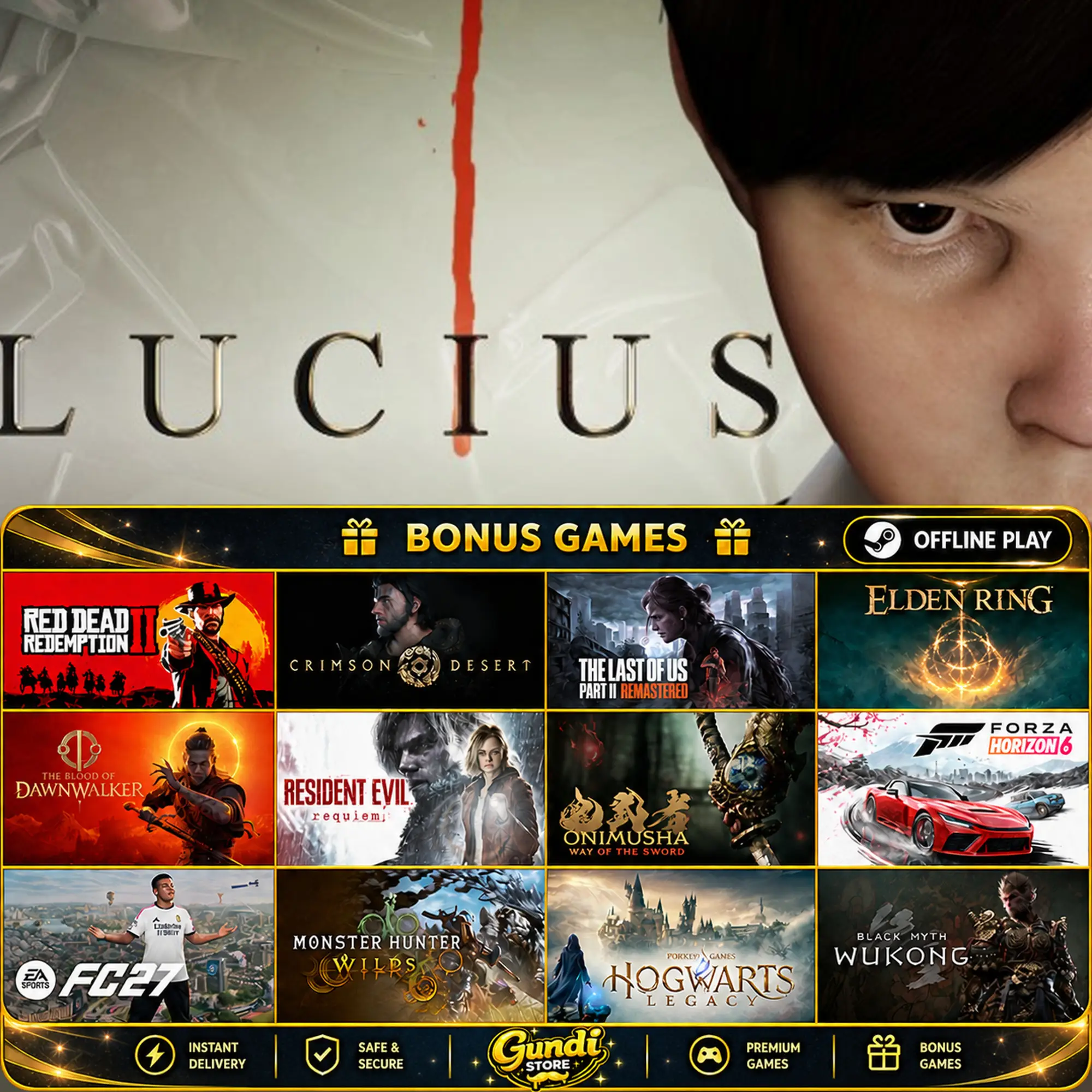 [AUTO CODE] - Lucius + BONUS GAME