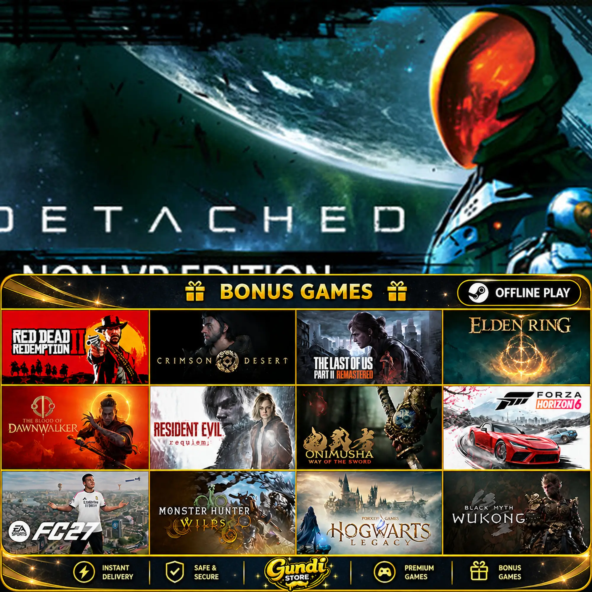 [AUTO CODE] - Detached_ Non-VR Edition + BONUS GAME