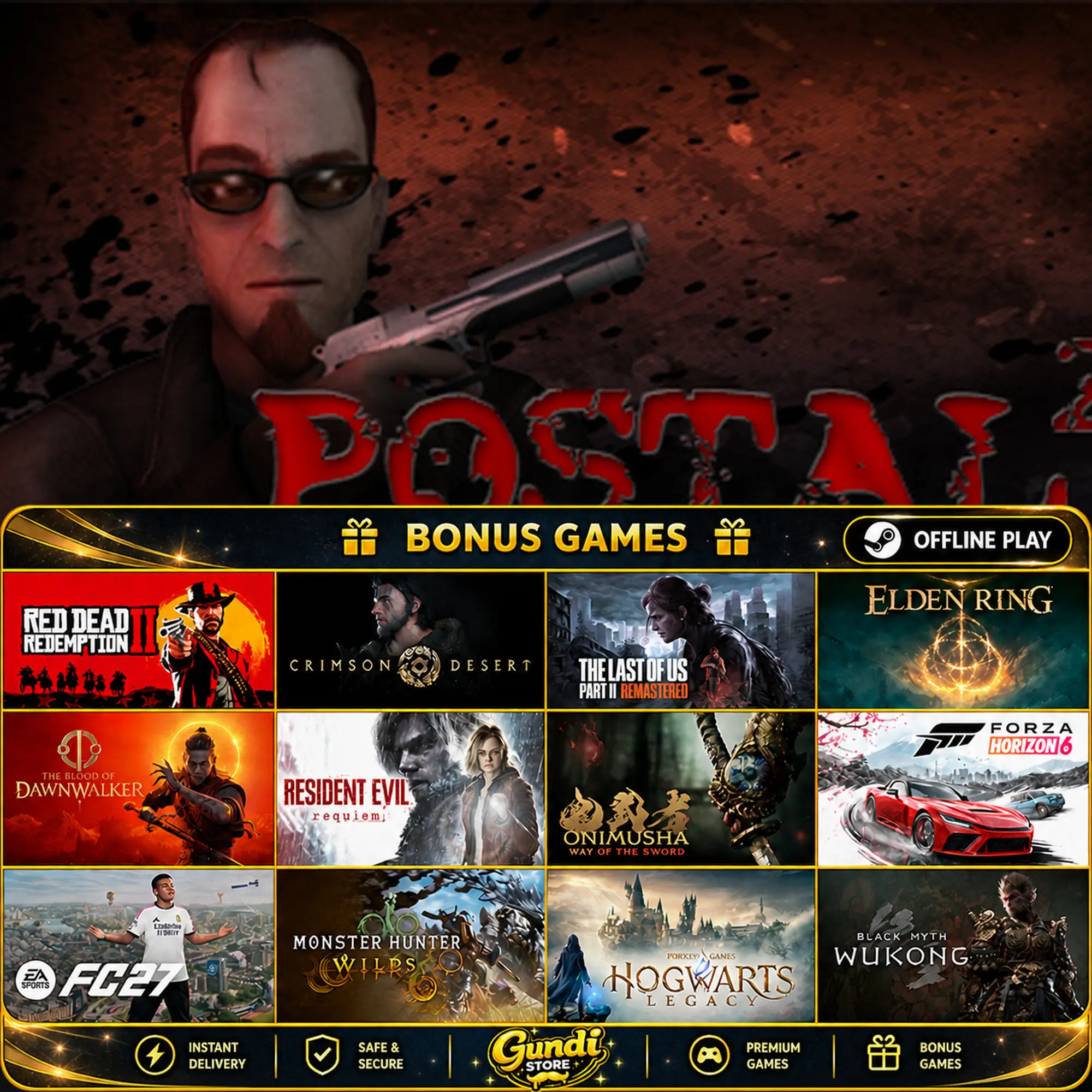[AUTO CODE] - POSTAL 2 + BONUS GAME