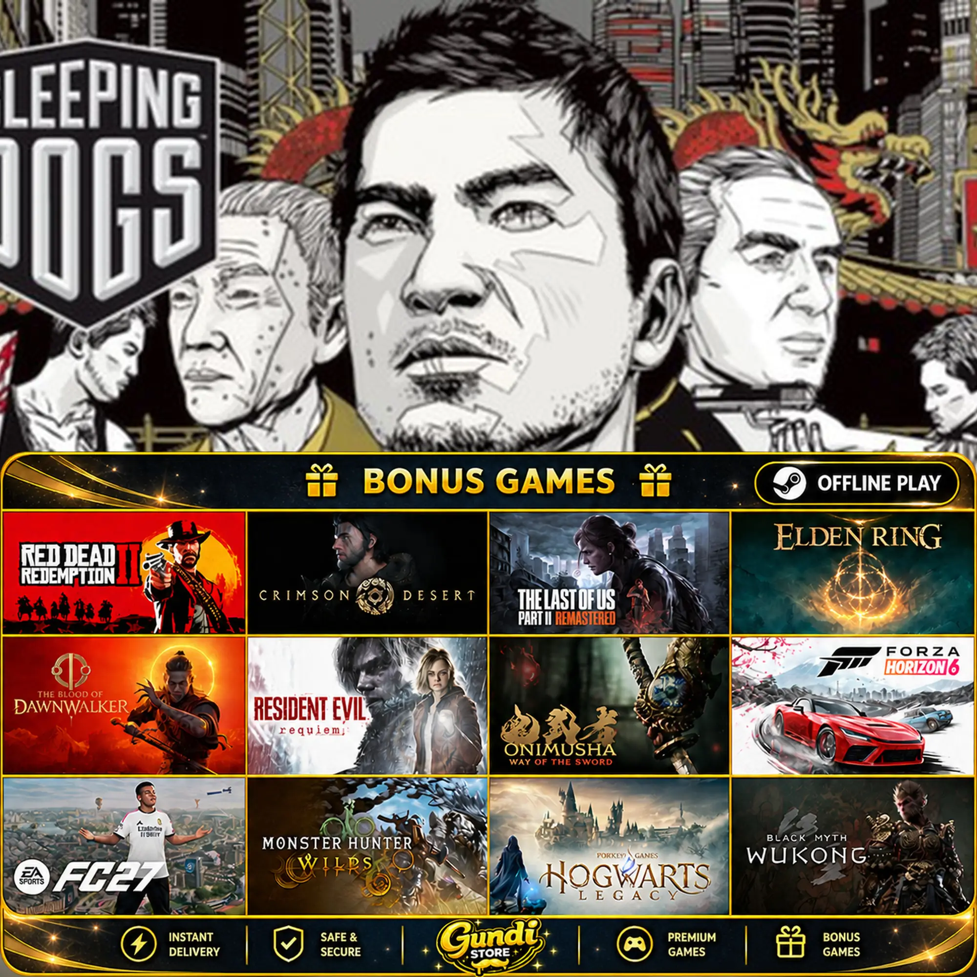 [AUTO CODE] - Sleeping Dogs™ + BONUS GAME