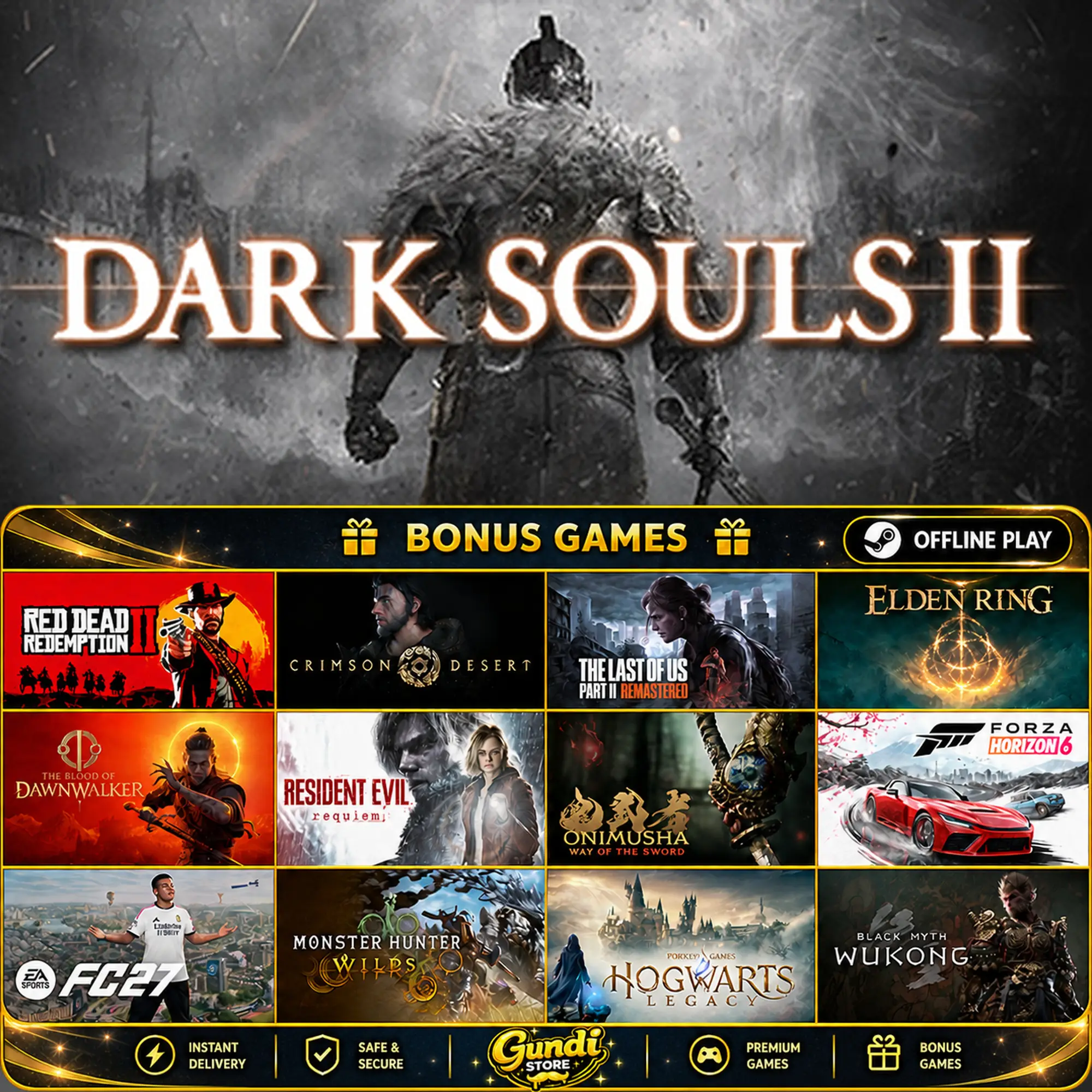 [AUTO CODE] - DARK SOULS™ II + BONUS GAME