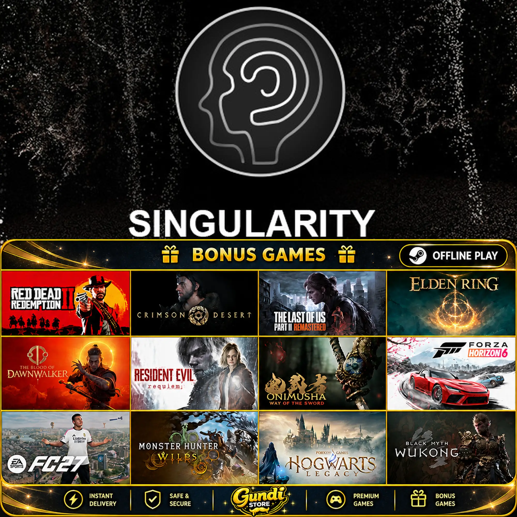 [AUTO CODE] - Singularity + BONUS GAME