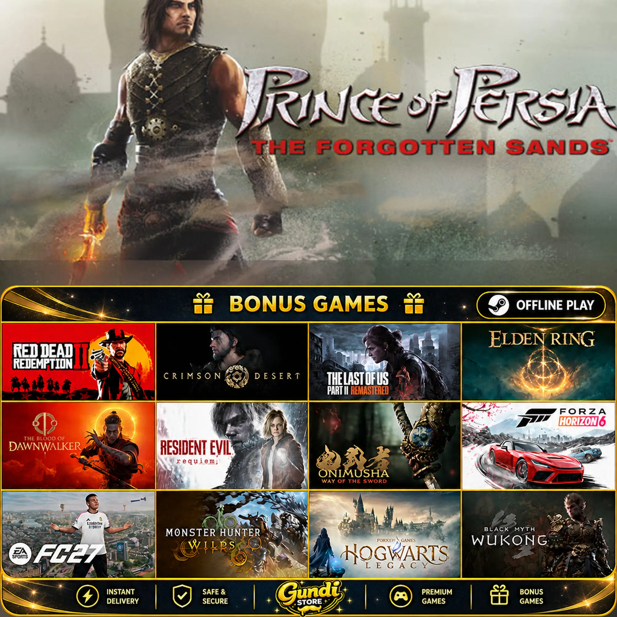 [AUTO CODE] - Prince of Persia_ The Forgotten Sands + BONUS GAME