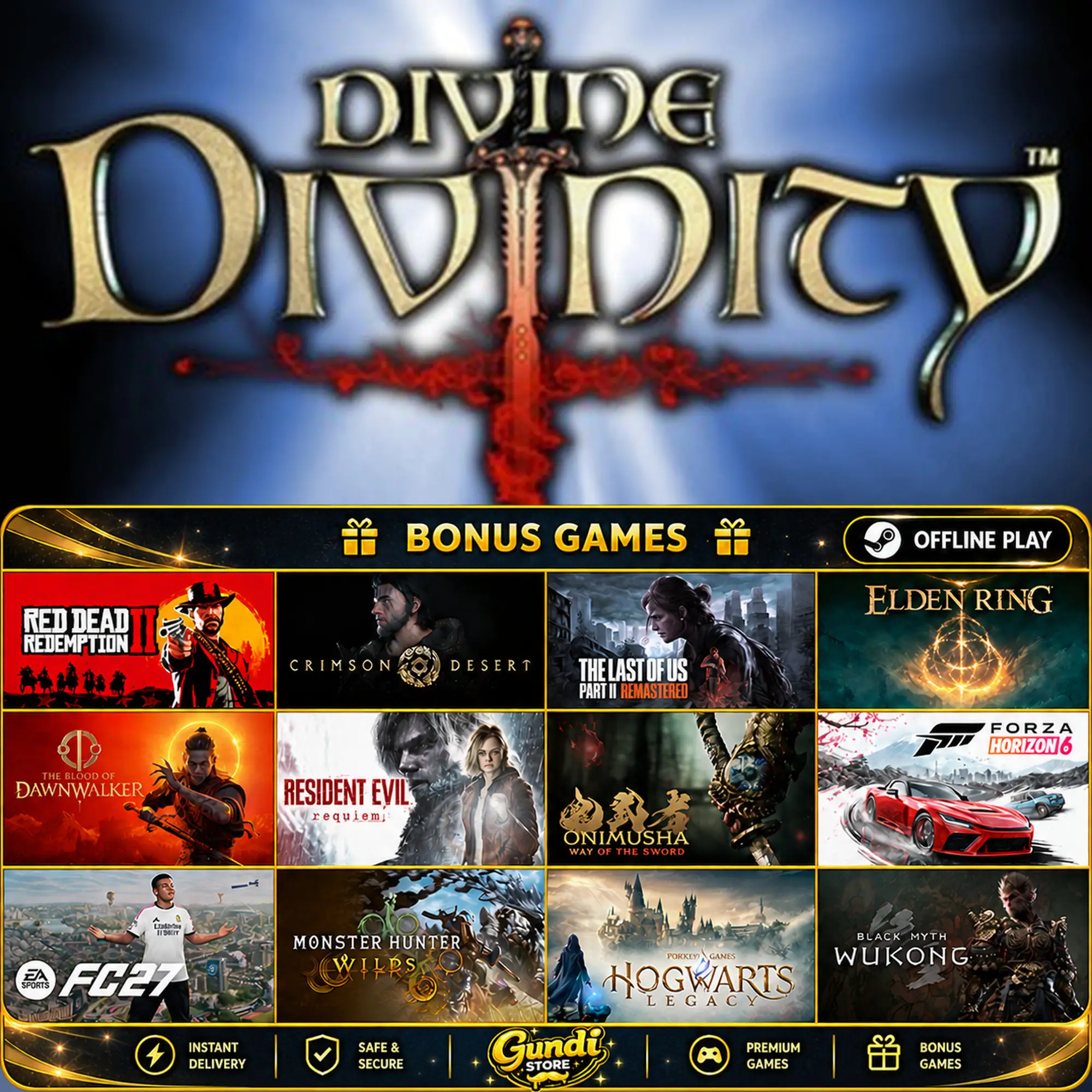 [AUTO CODE] - Divine Divinity + BONUS GAME