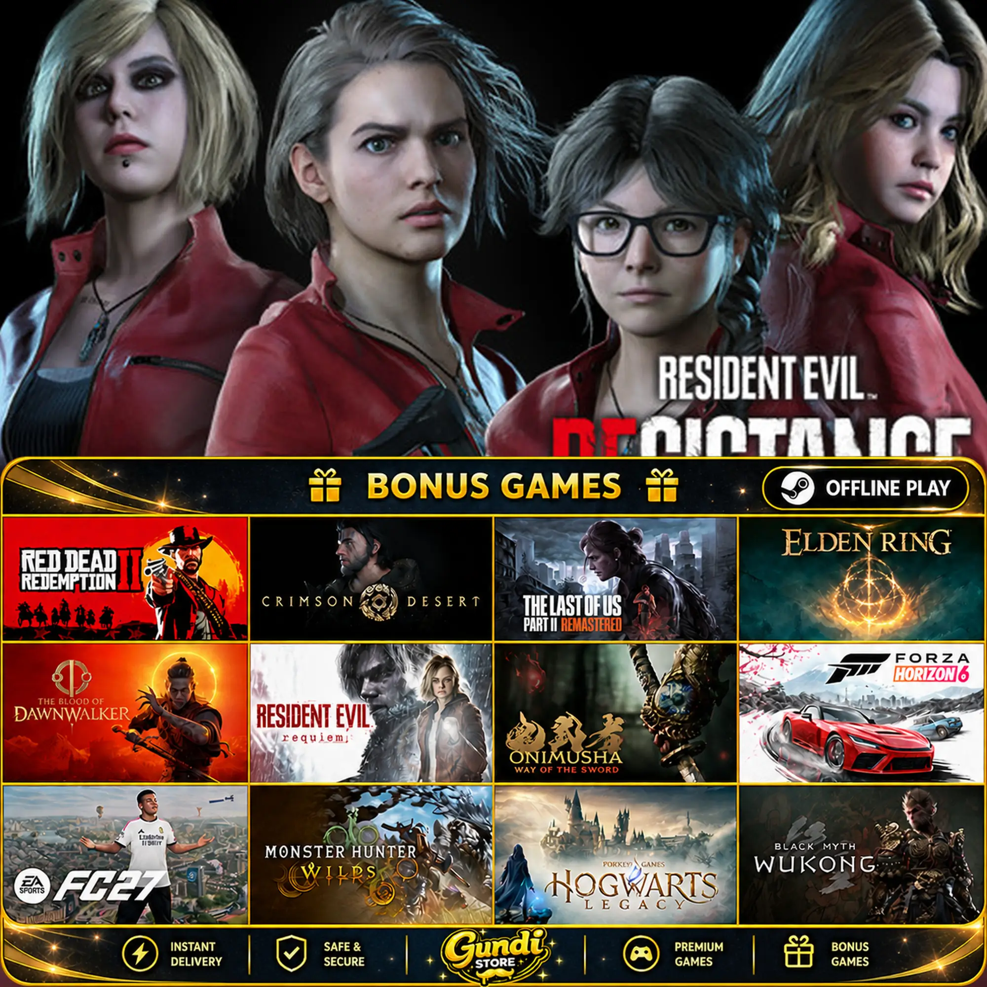 [AUTO CODE] - Resident Evil Resistance + BONUS GAME