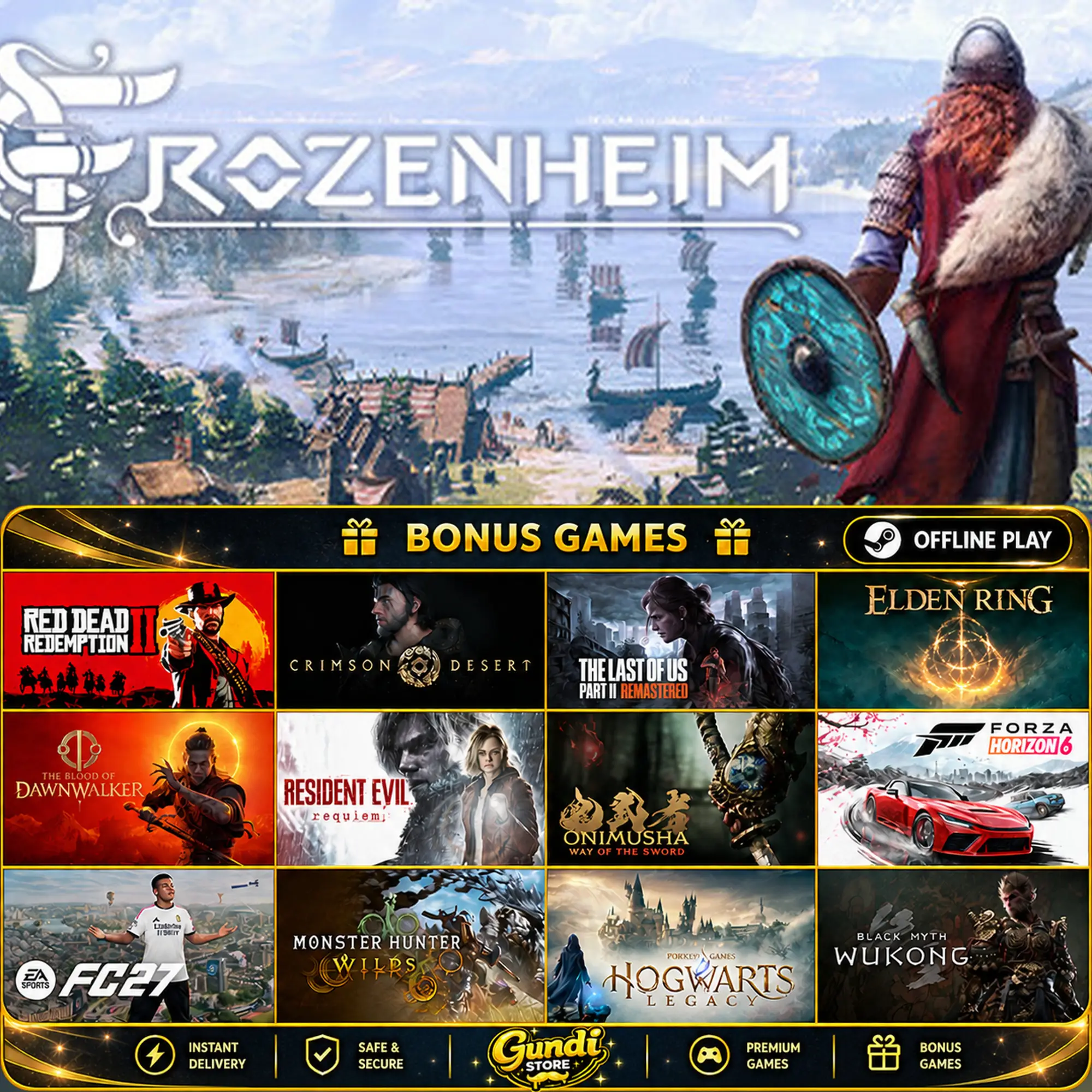 [AUTO CODE] - Frozenheim + BONUS GAME