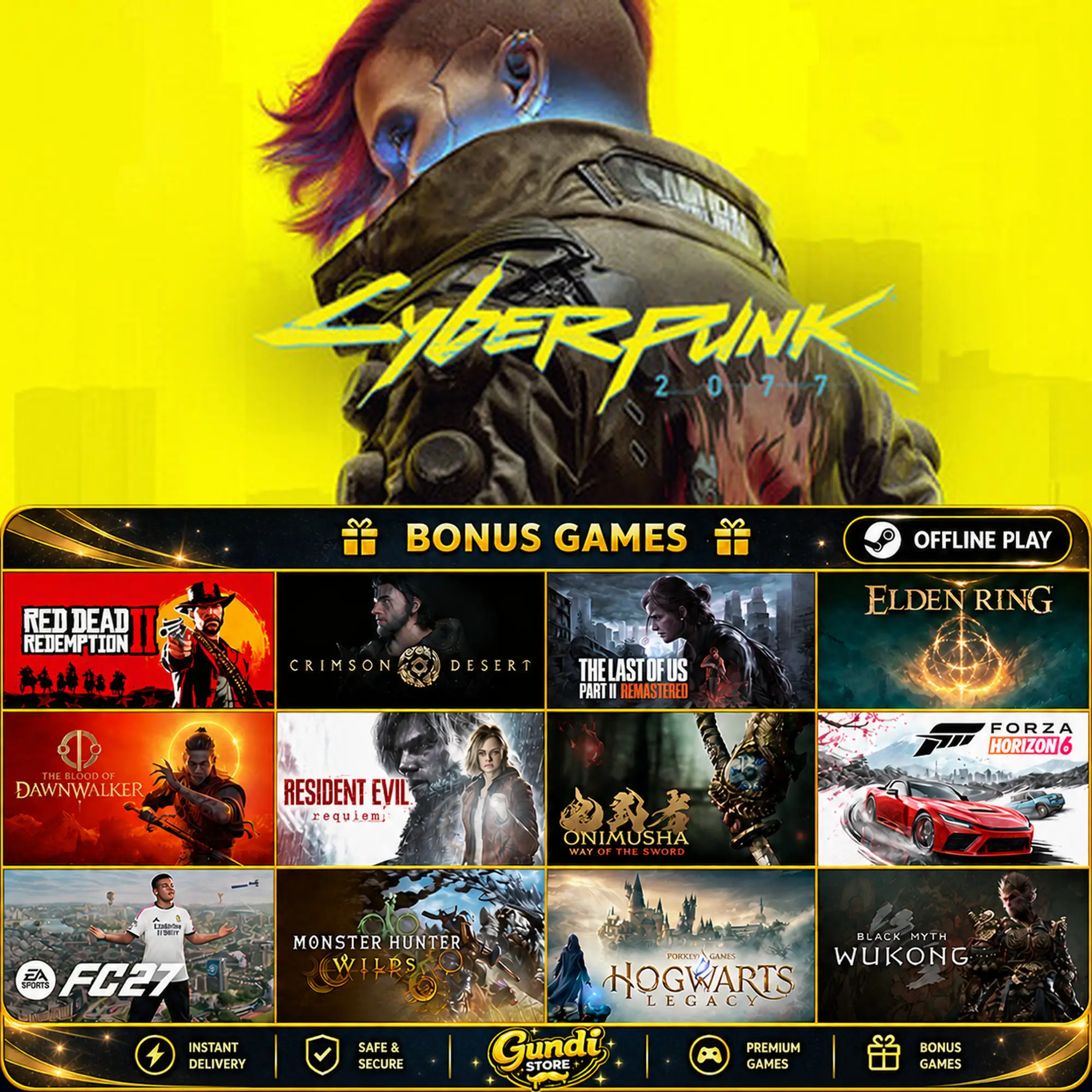 [AUTO CODE] - Cyberpunk 2077 + BONUS GAME