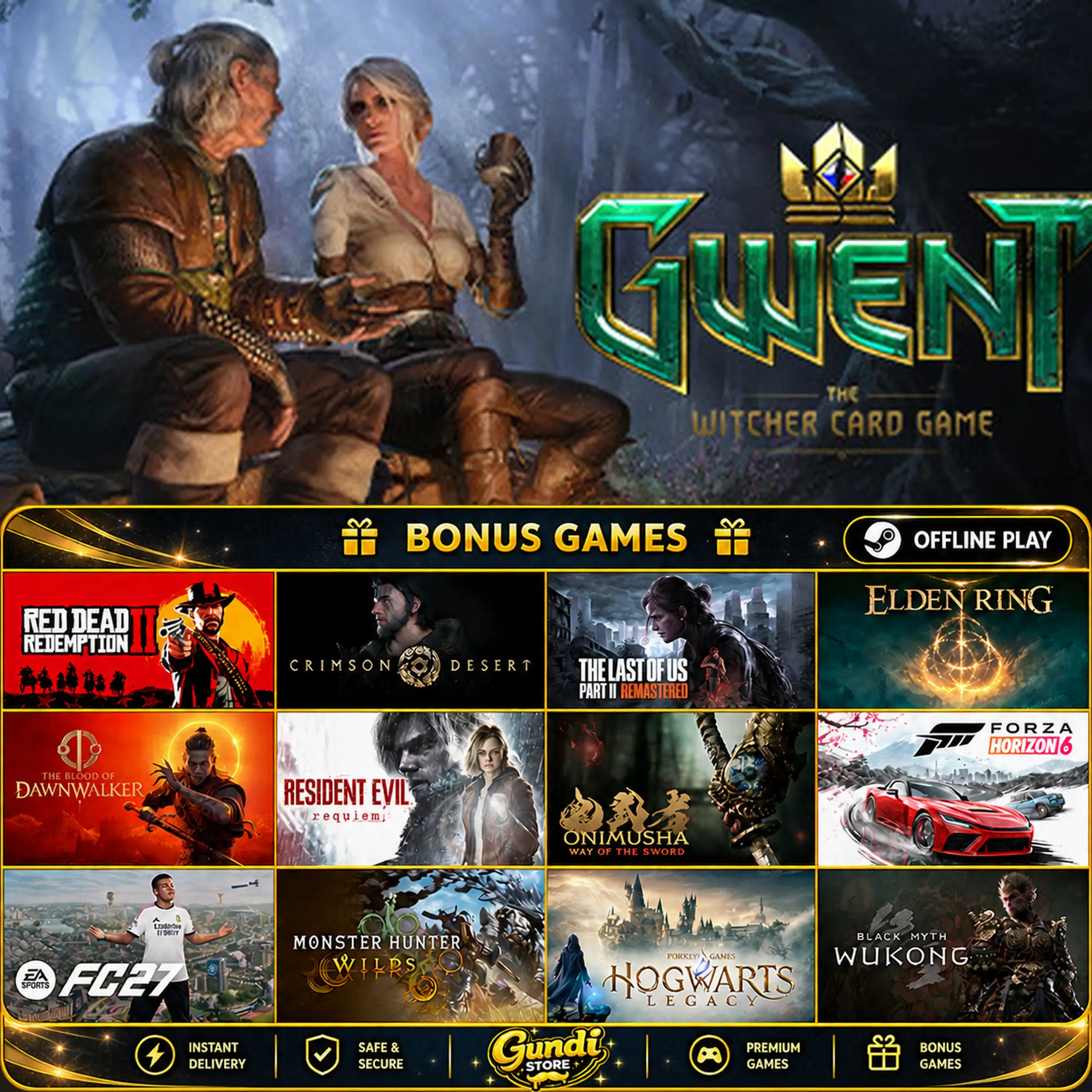[AUTO CODE] - GWENT_ The Witcher Card Game + BONUS GAME