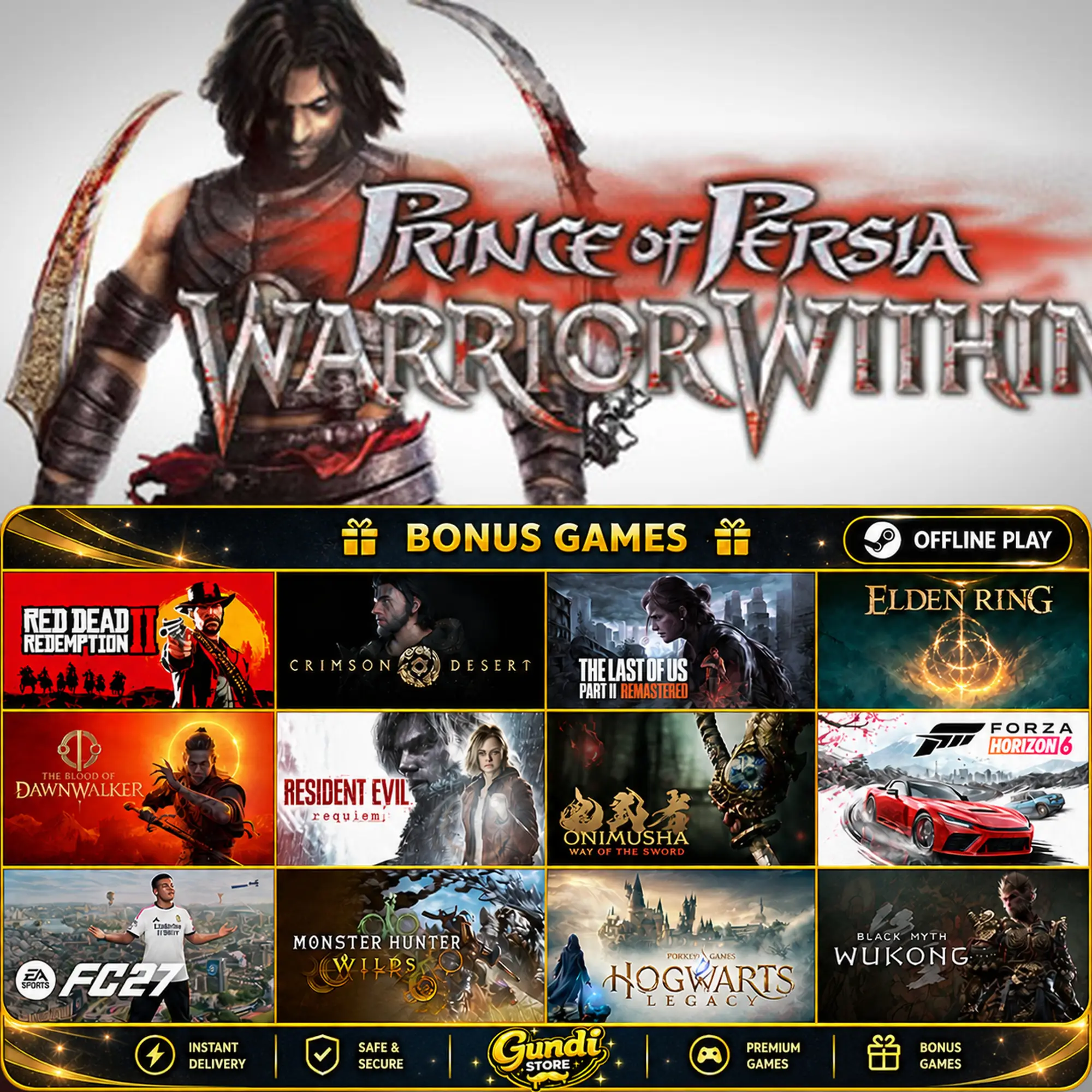 [AUTO CODE] - Prince of Persia_ Warrior Within + BONUS GAME