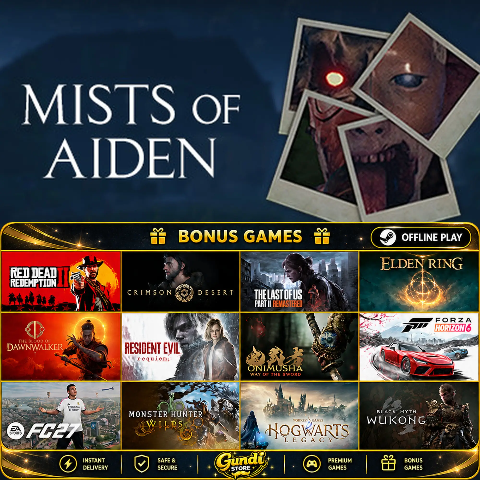 [AUTO CODE] - Mists of Aiden + BONUS GAME