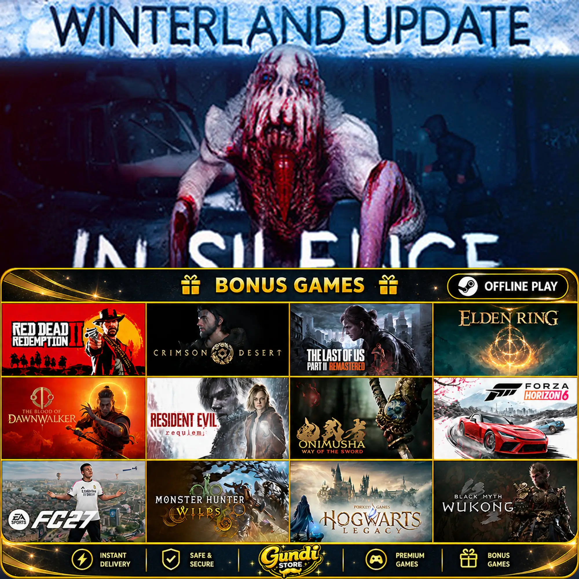 [AUTO CODE] - In Silence + BONUS GAME