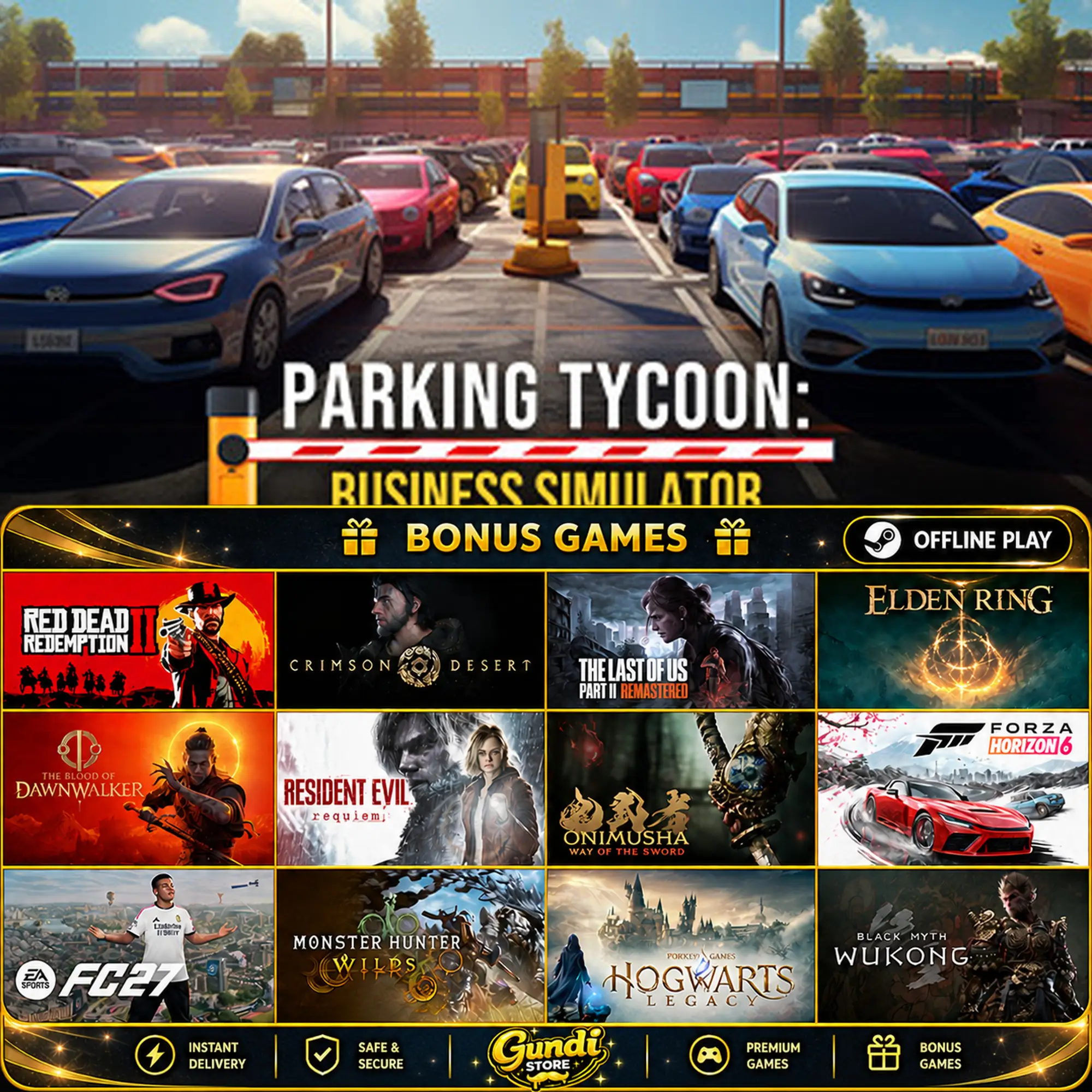 [AUTO CODE] - Parking Tycoon_ Business Simulator + BONUS GAME