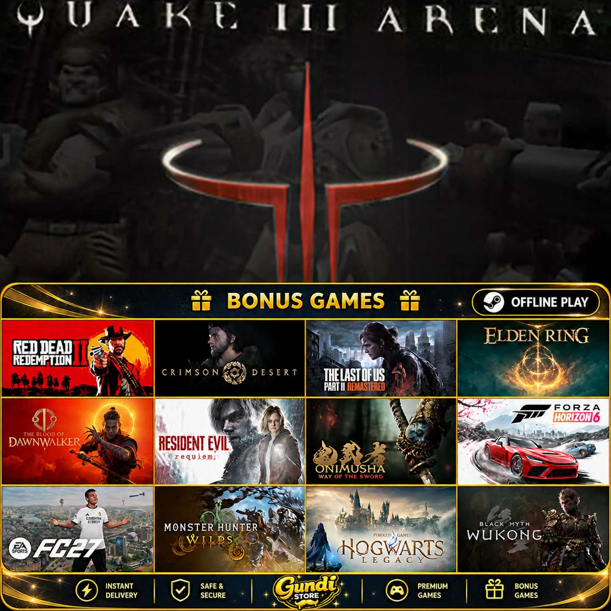 [AUTO CODE] - Quake III Arena + BONUS GAME