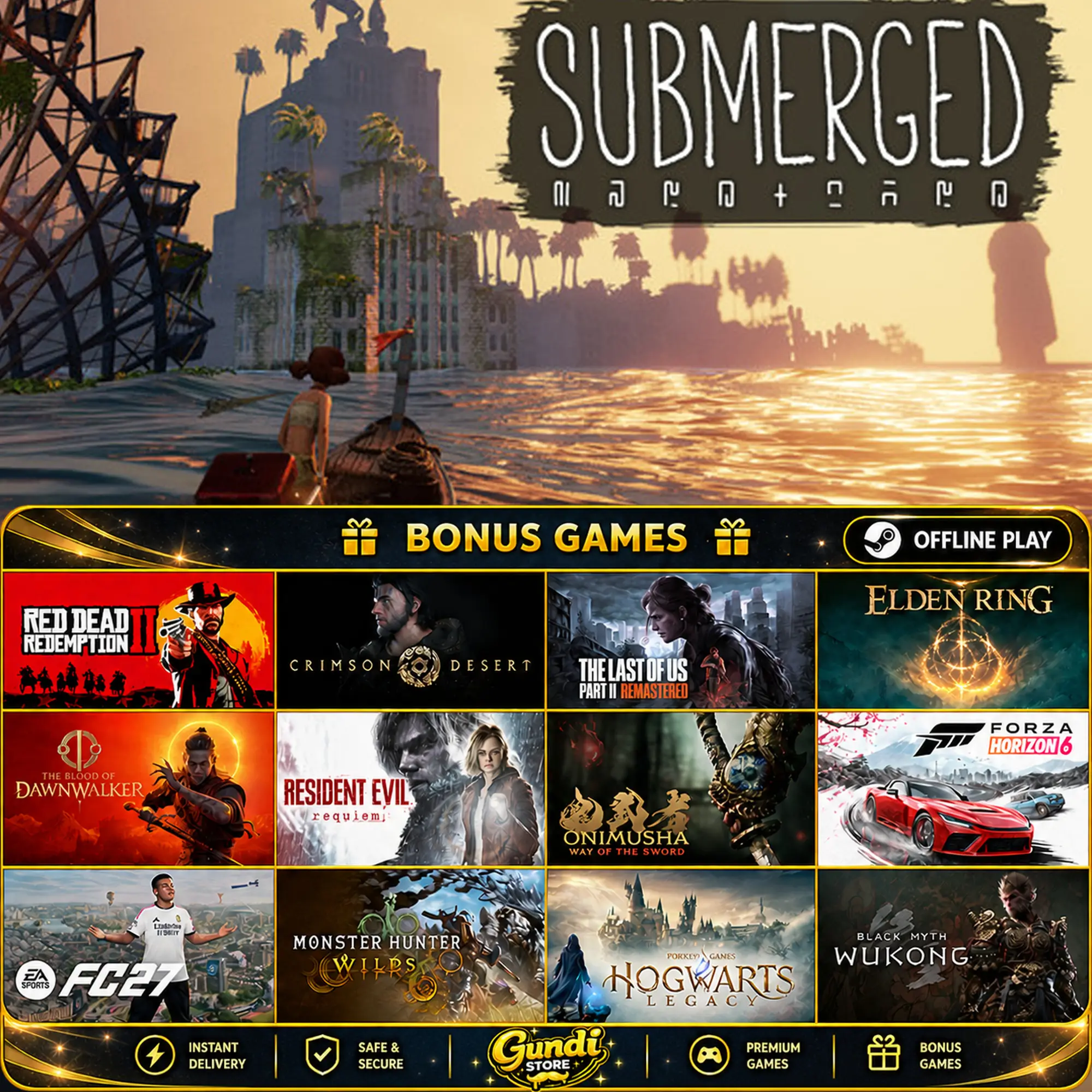 [AUTO CODE] - Submerged + BONUS GAME