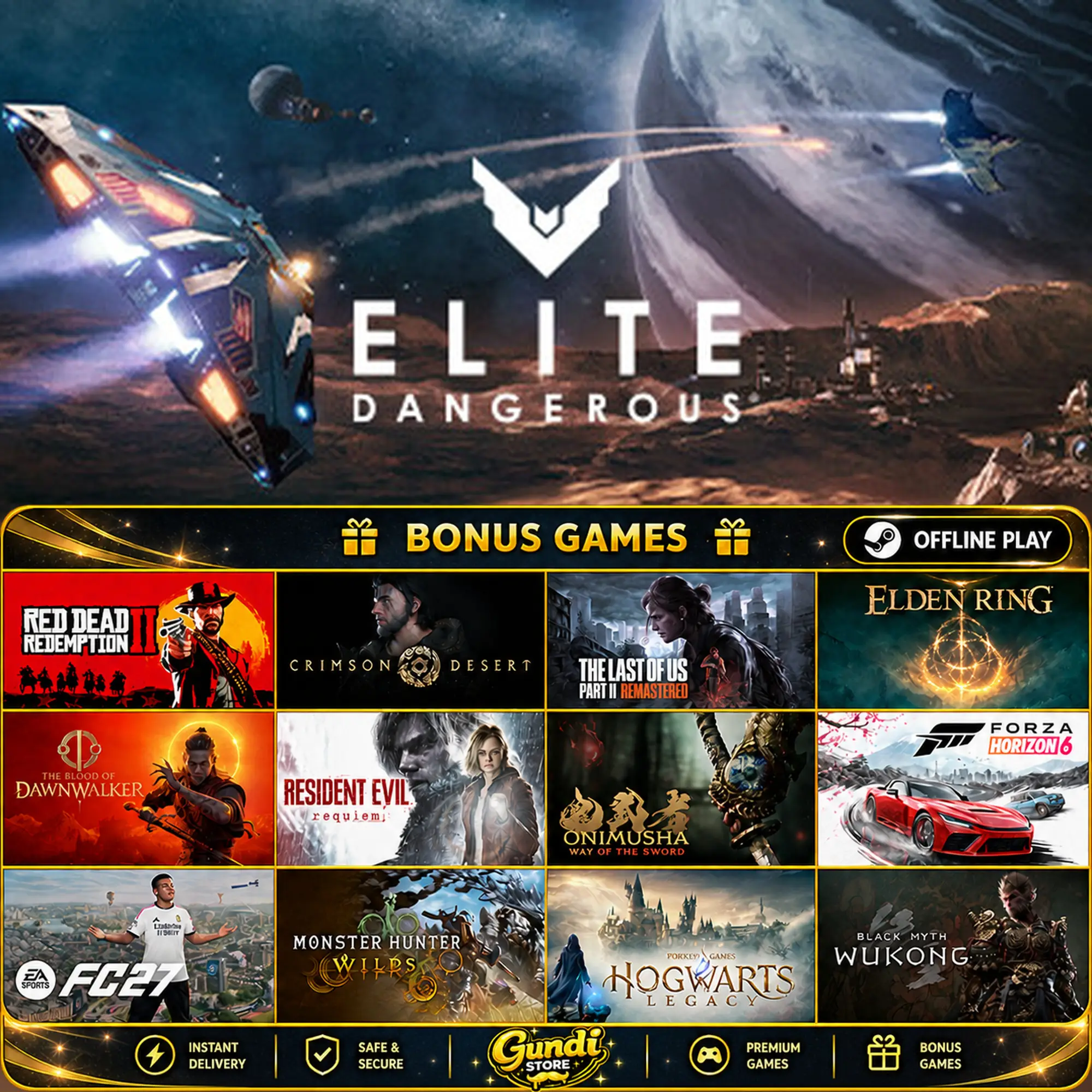 [AUTO CODE] - Elite Dangerous + BONUS GAME