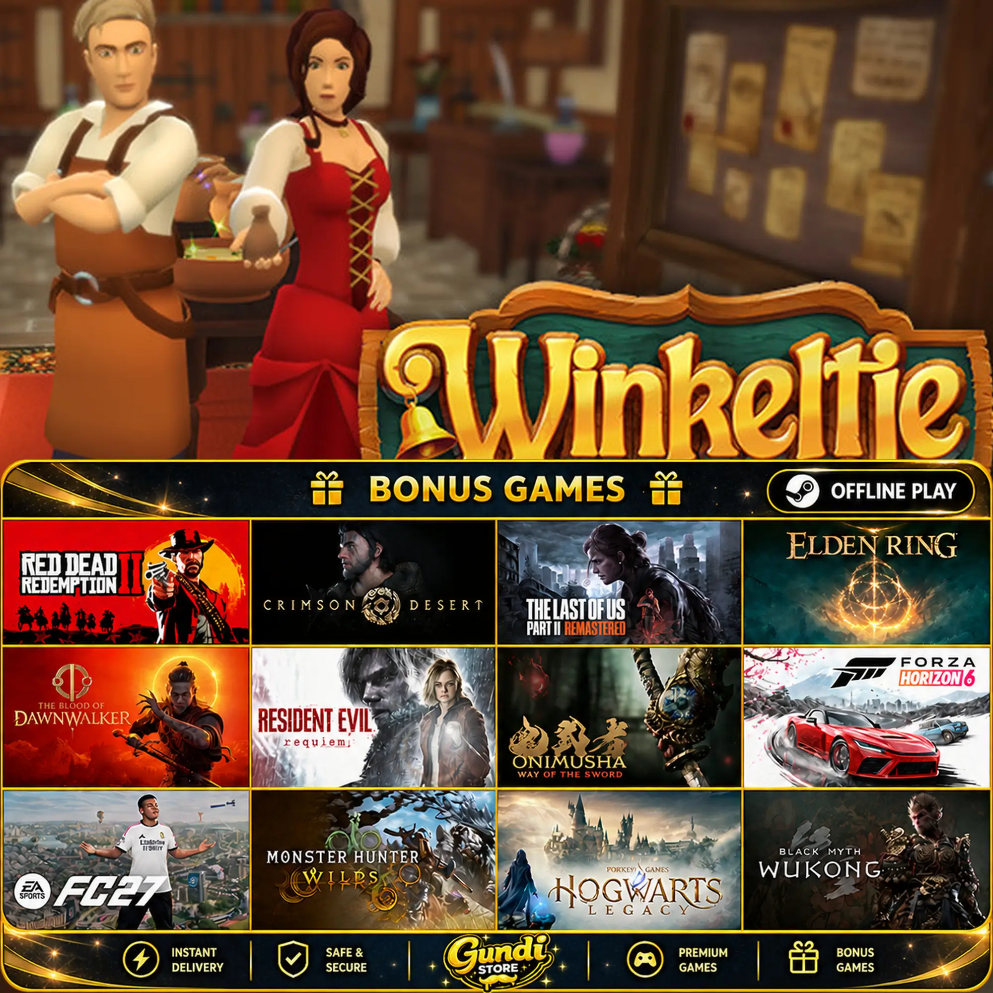 [AUTO CODE] - Winkeltje_ The Little Shop + BONUS GAME