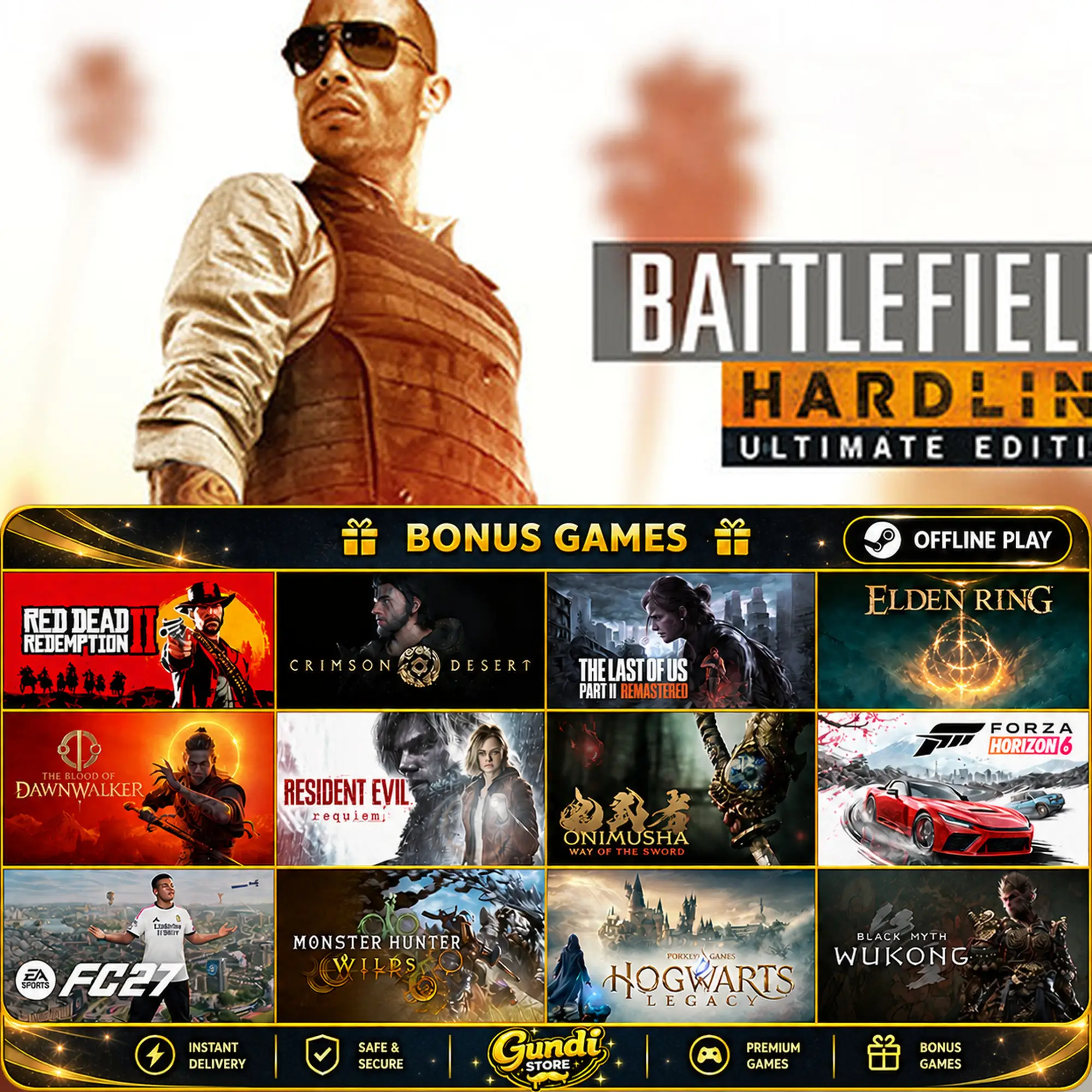 [AUTO CODE] - Battlefield Hardline + BONUS GAME