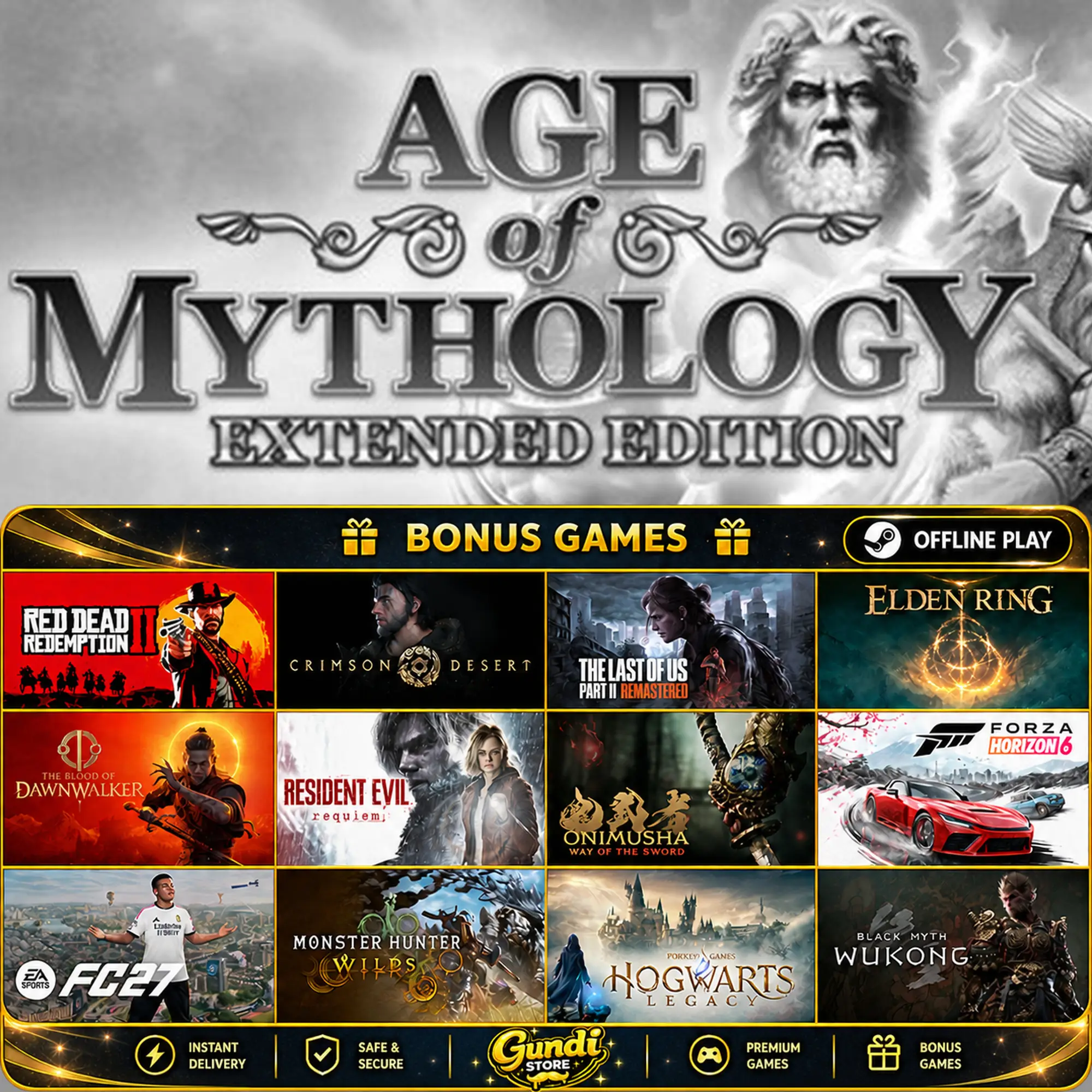 [AUTO CODE] - Age of Mythology_ Extended Edition + BONUS GAME
