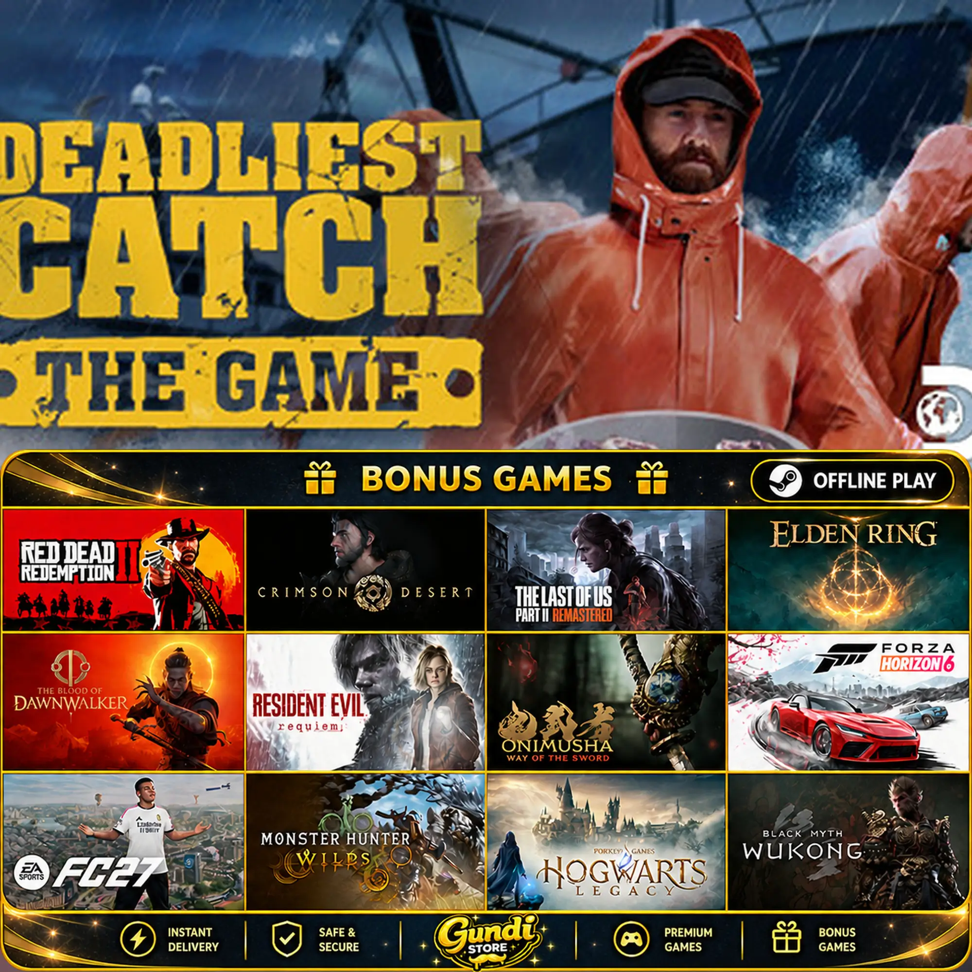 [AUTO CODE] - Deadliest Catch_ The Game + BONUS GAME