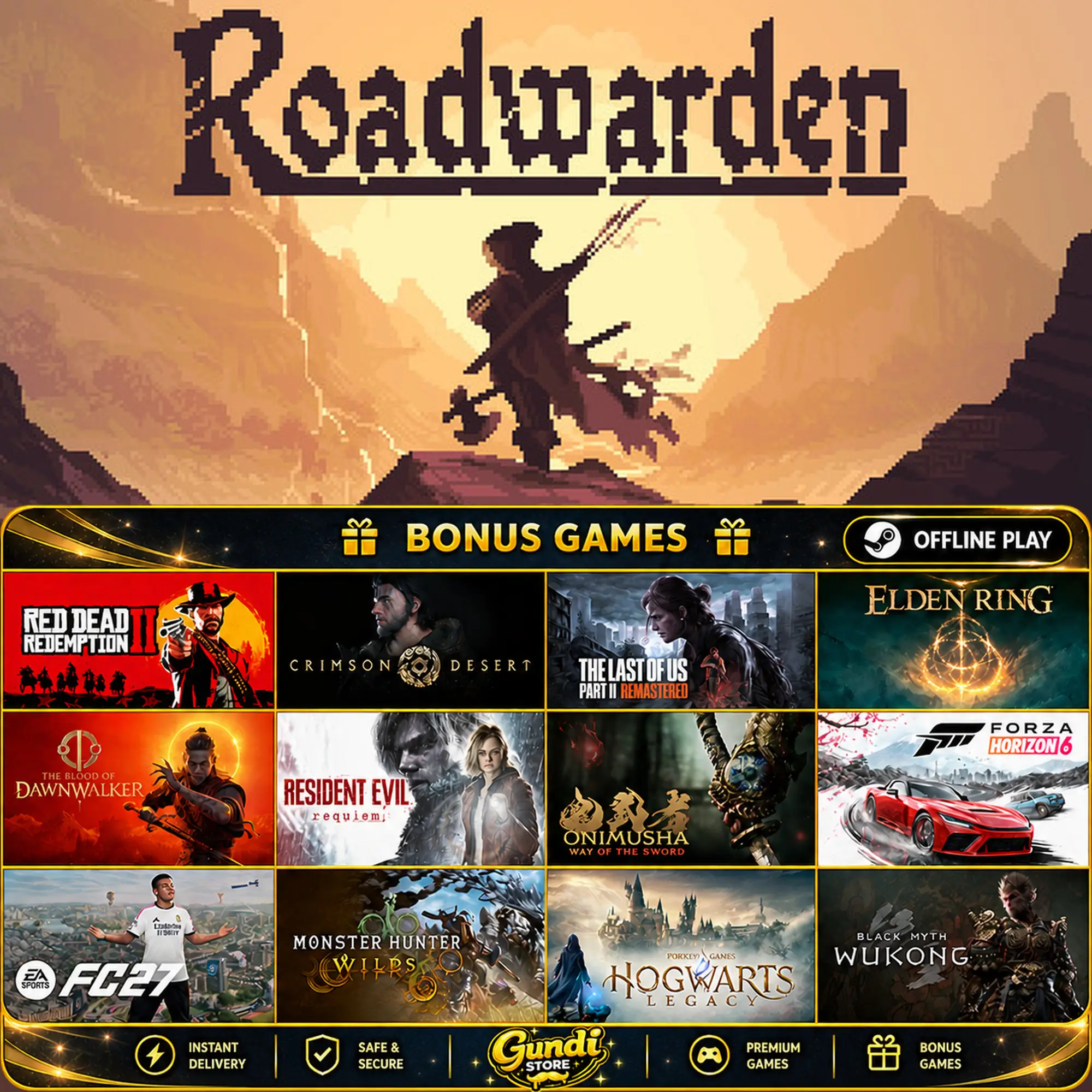 [AUTO CODE] - Roadwarden + BONUS GAME
