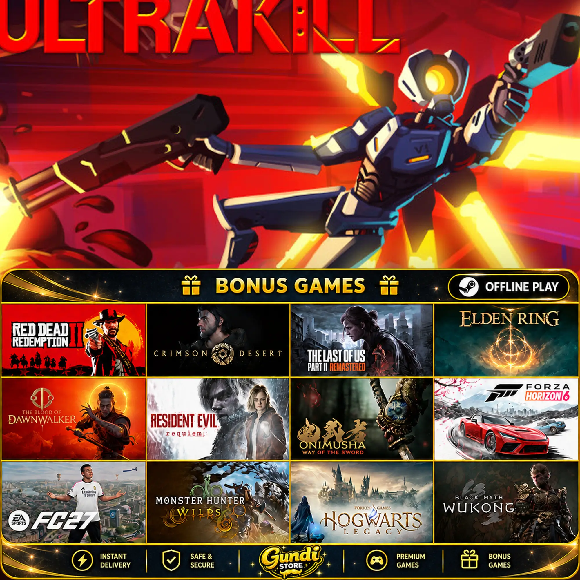 [AUTO CODE] - ULTRAKILL + BONUS GAME